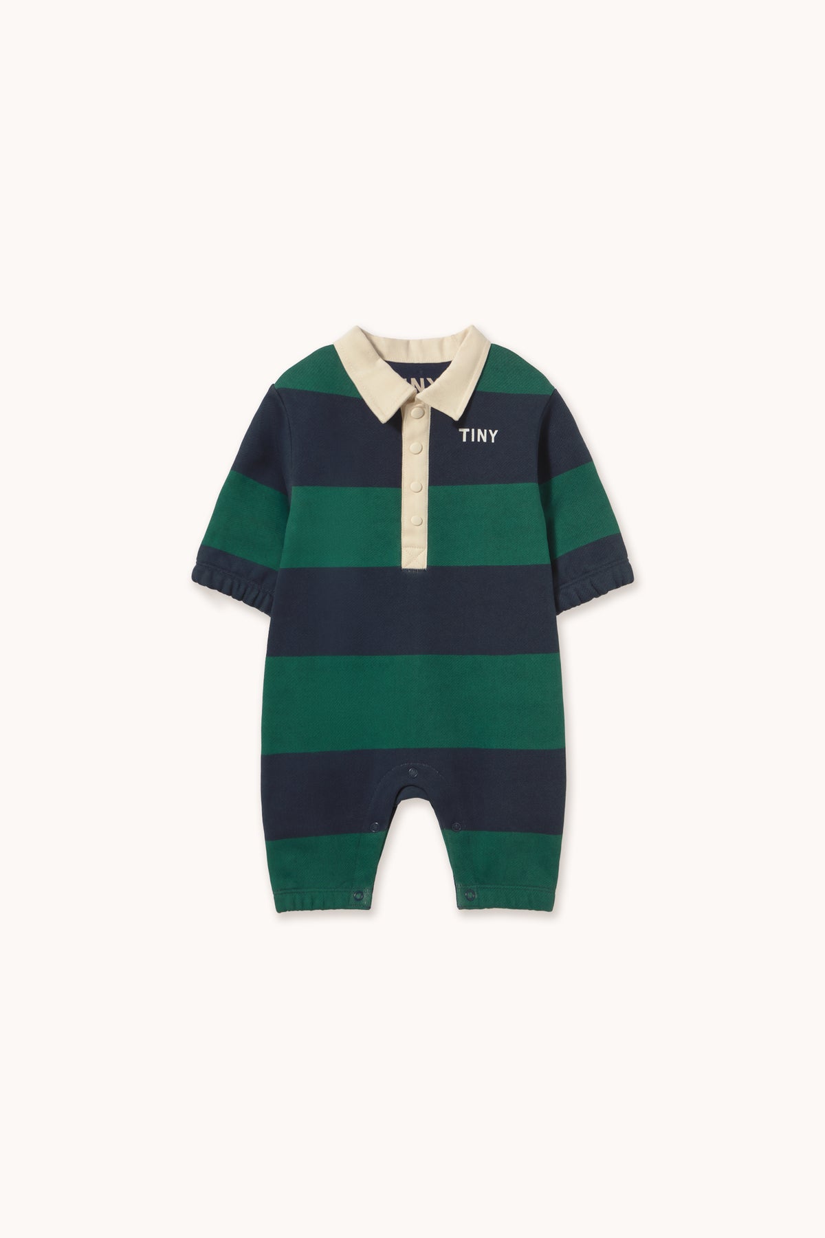 NAVY STRIPES POLO ONE-PIECE