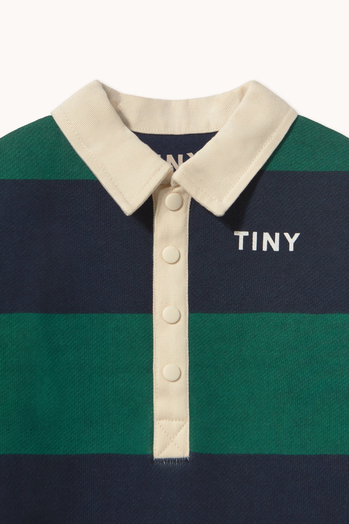 NAVY STRIPES POLO ONE-PIECE