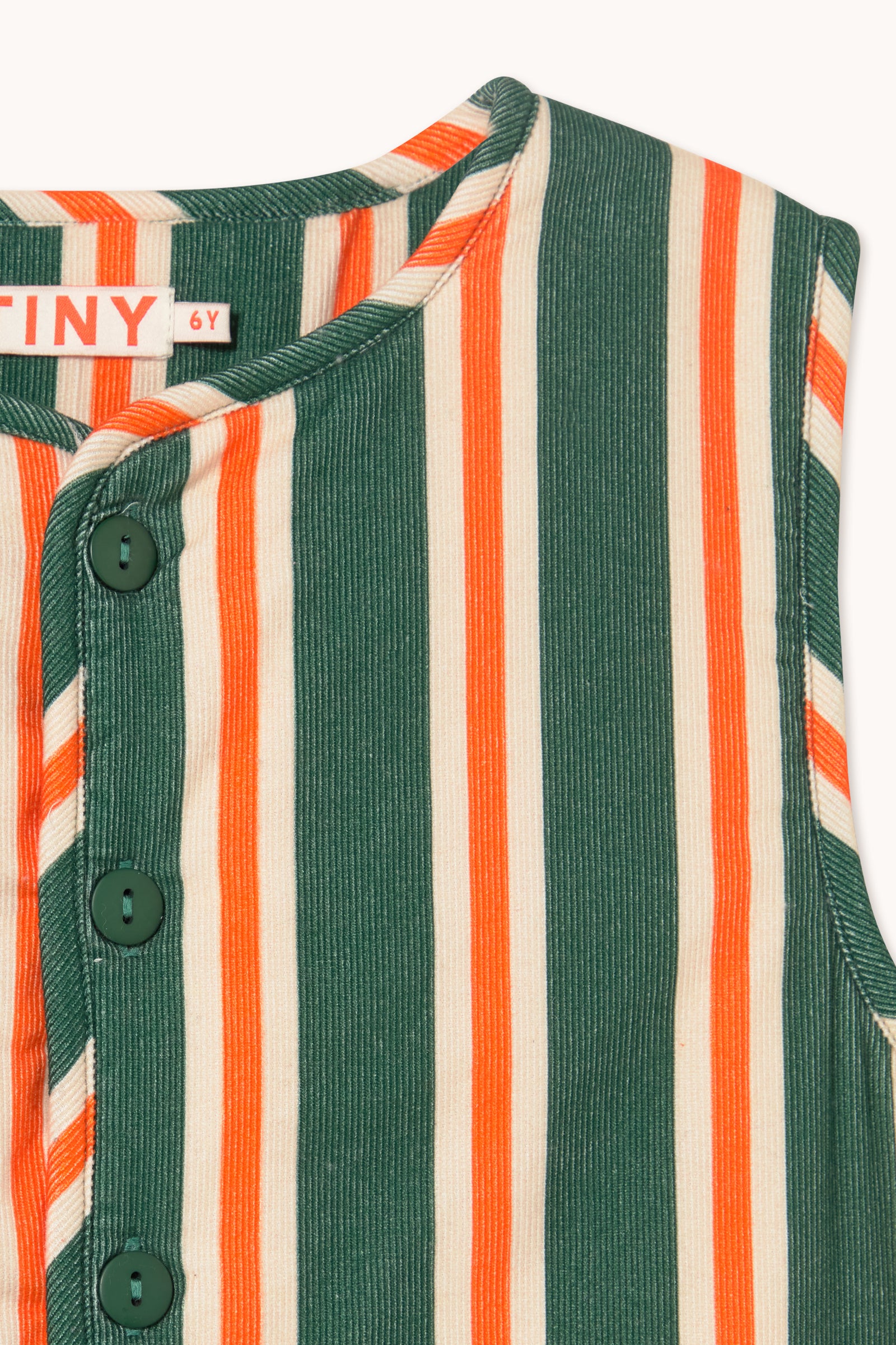 MULTICOLOR STRIPES CORDUROY VEST