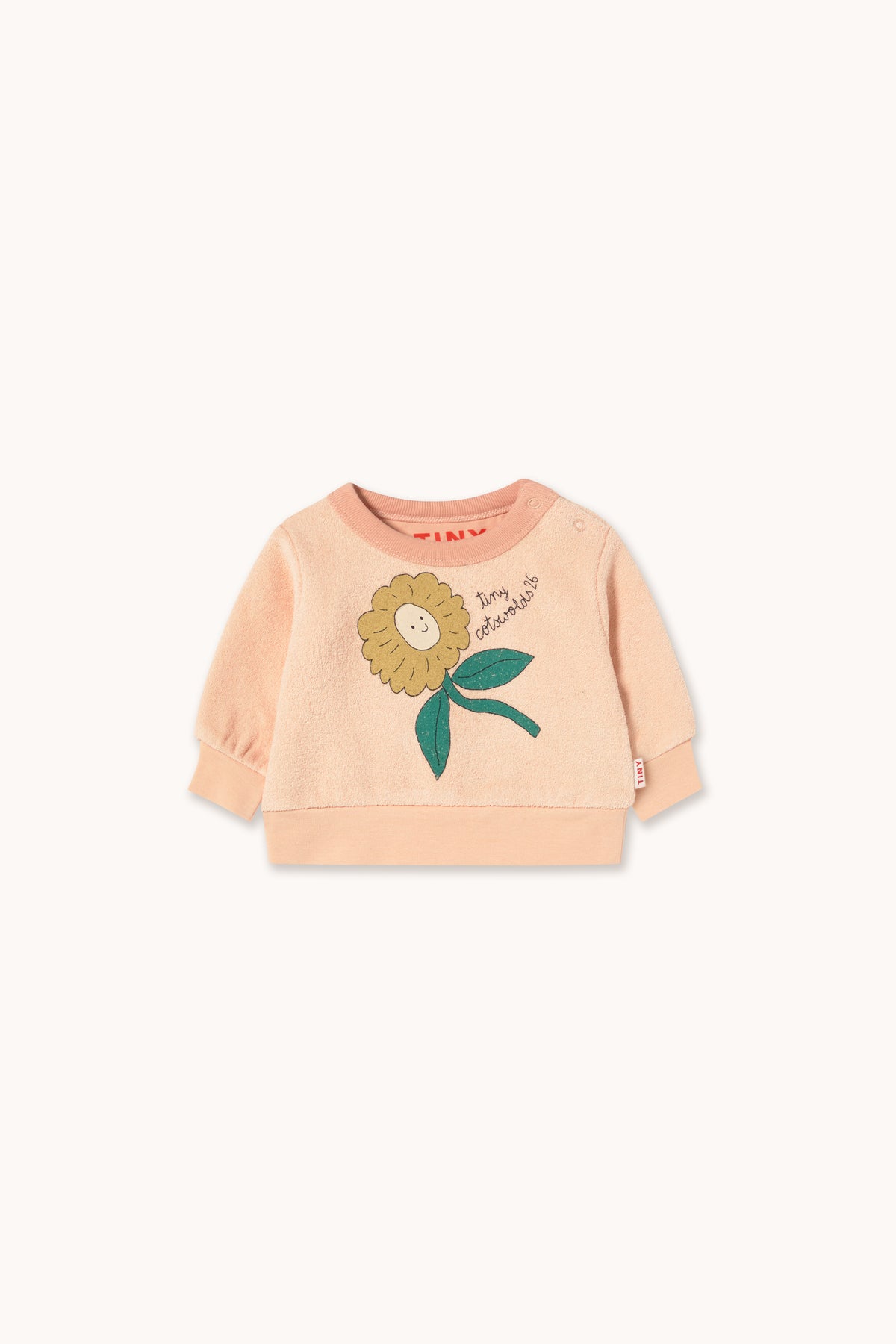 TINY DAISY GRAPHIC BABY SWEATSHIRT