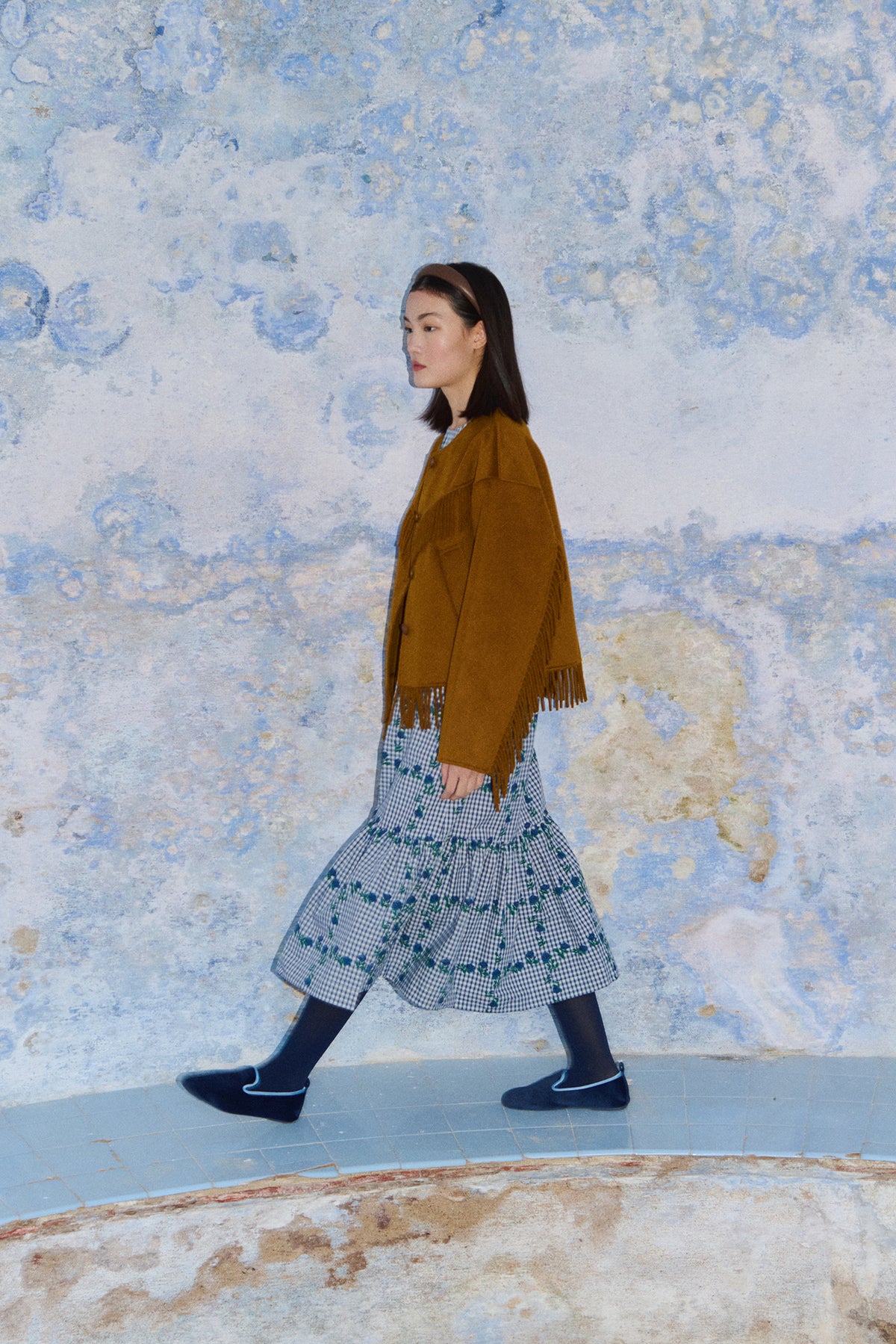 FRILLS SHORT COAT