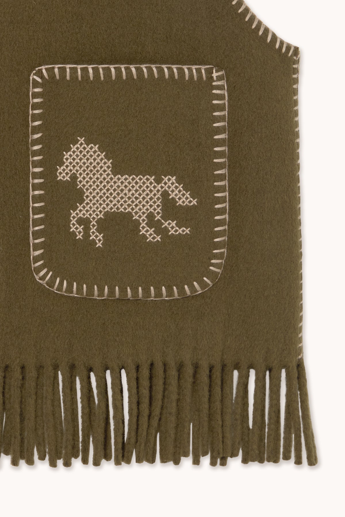 HORSES刺繍ベスト