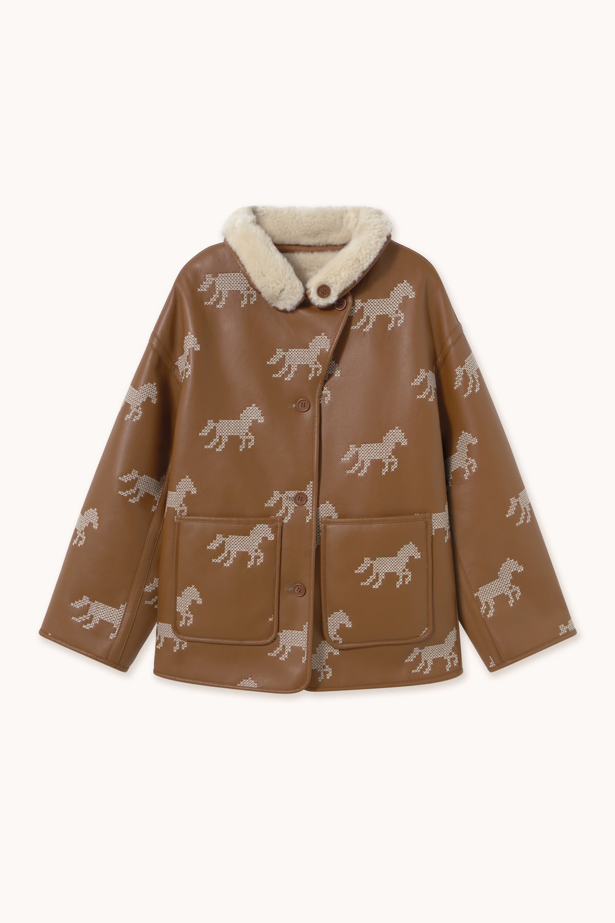 FAUX FUR HORSES COAT