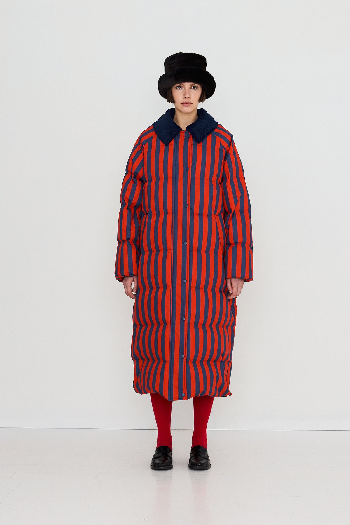 VESTE OVERSIZE À RAYURES