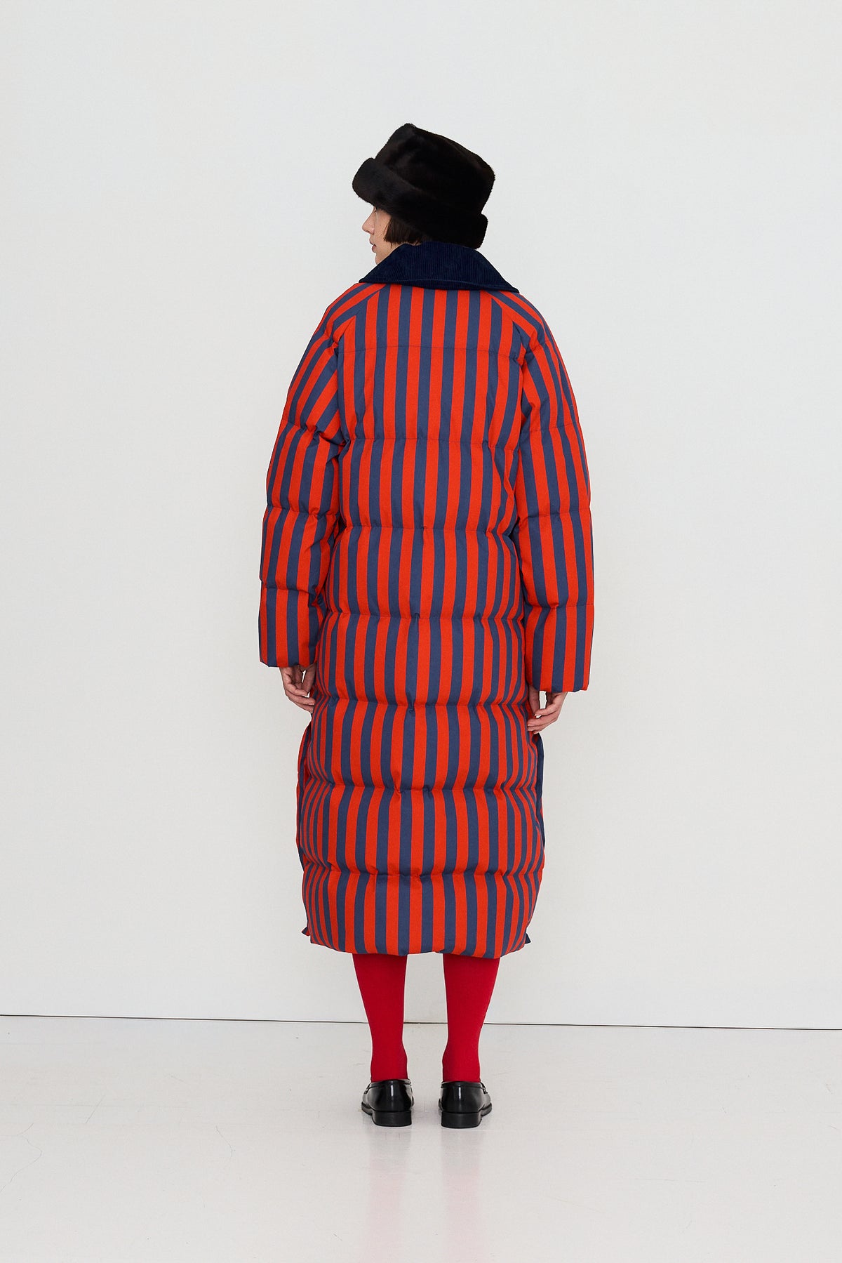 VESTE OVERSIZE À RAYURES