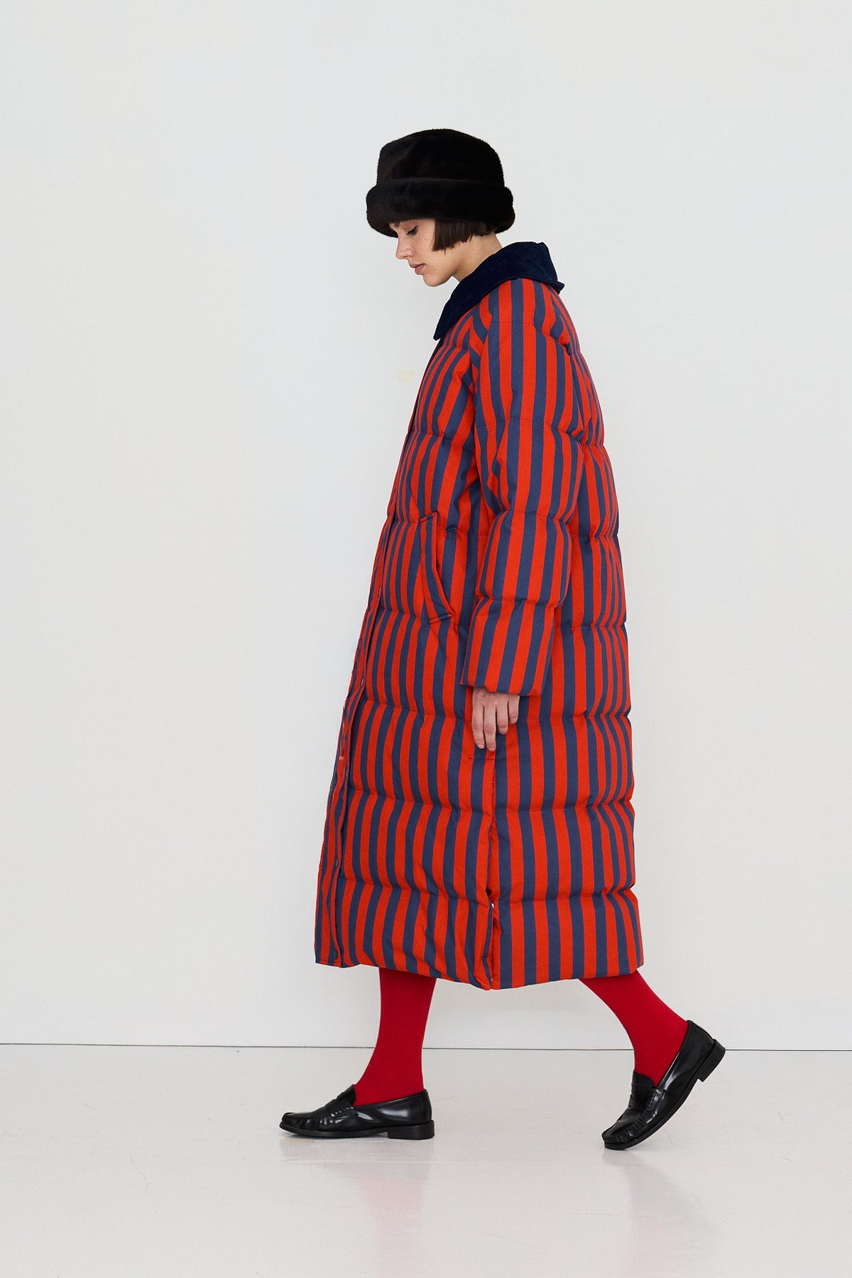 VESTE OVERSIZE À RAYURES