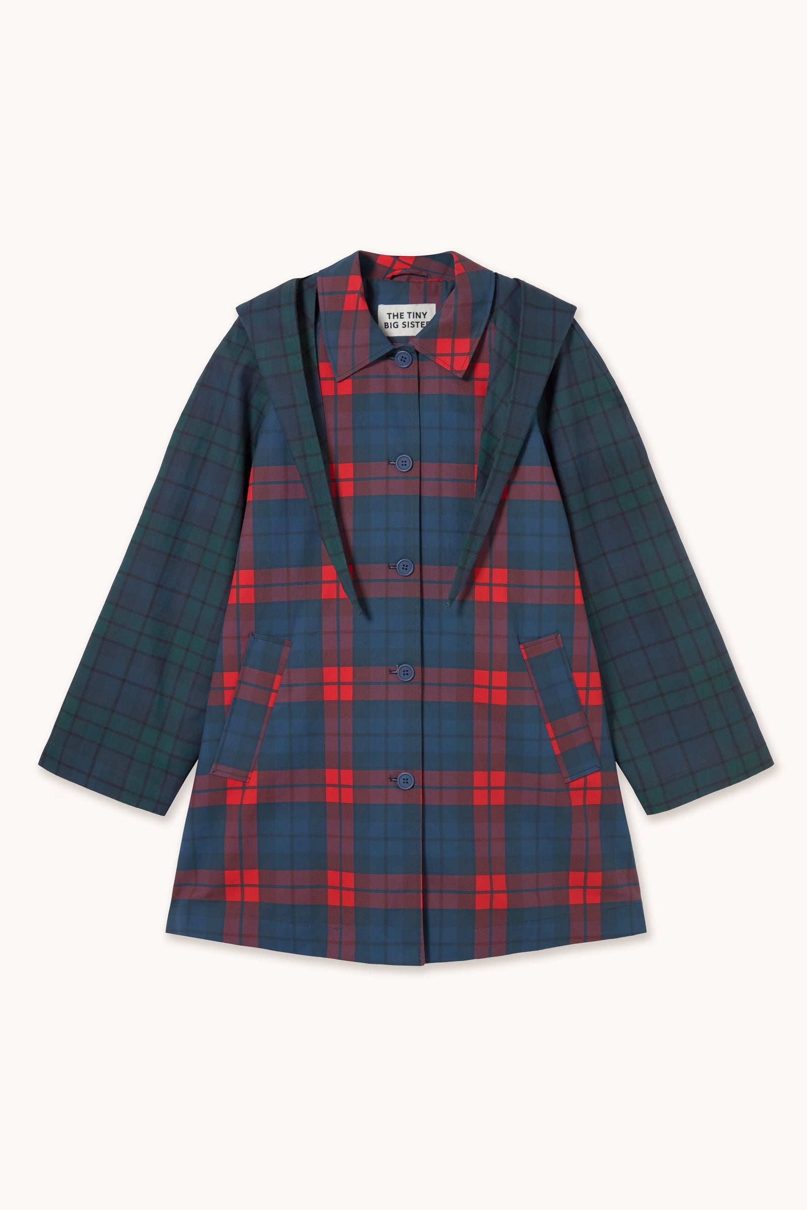 GABARDINA CHECK HOOD