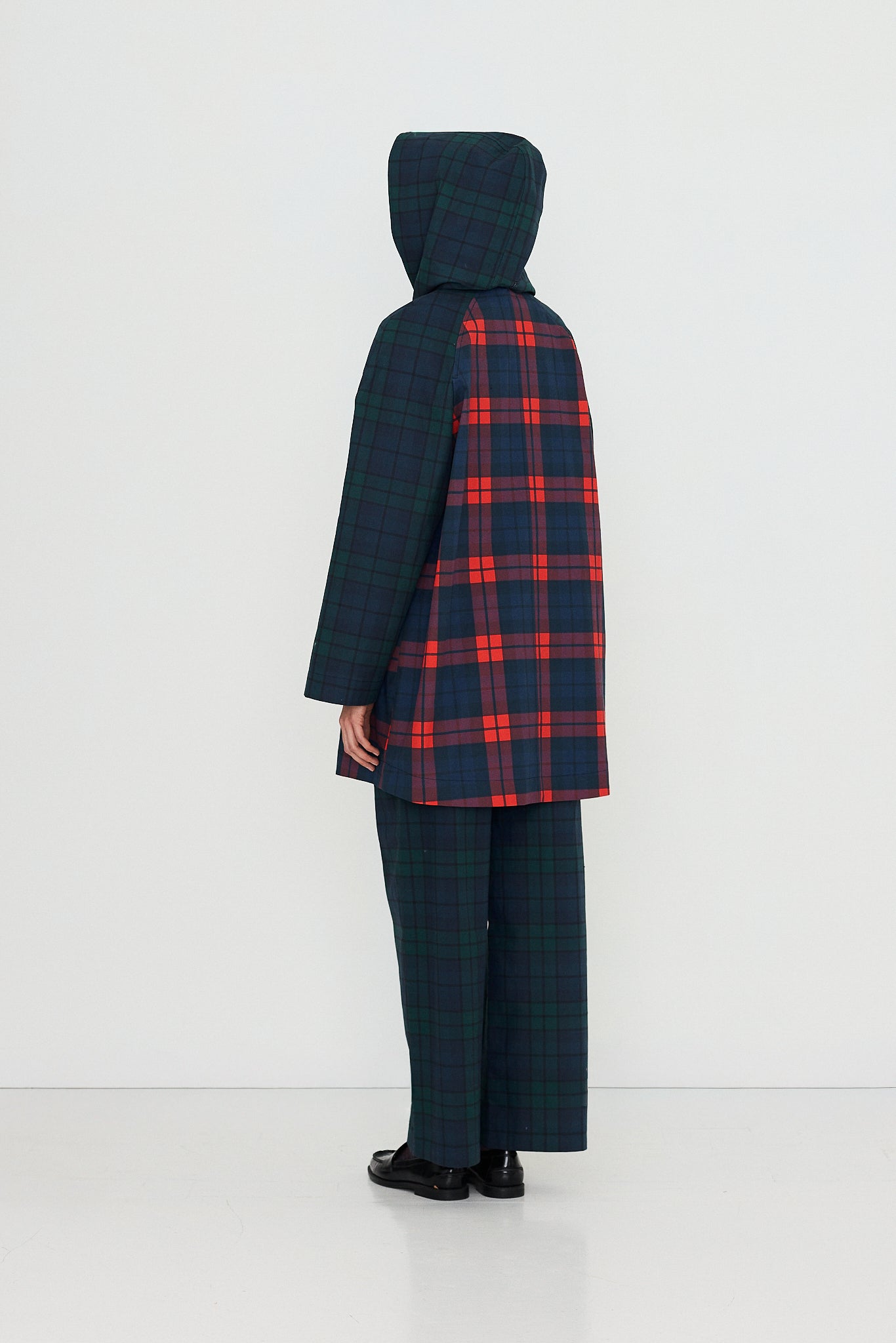 GABARDINA CHECK HOOD