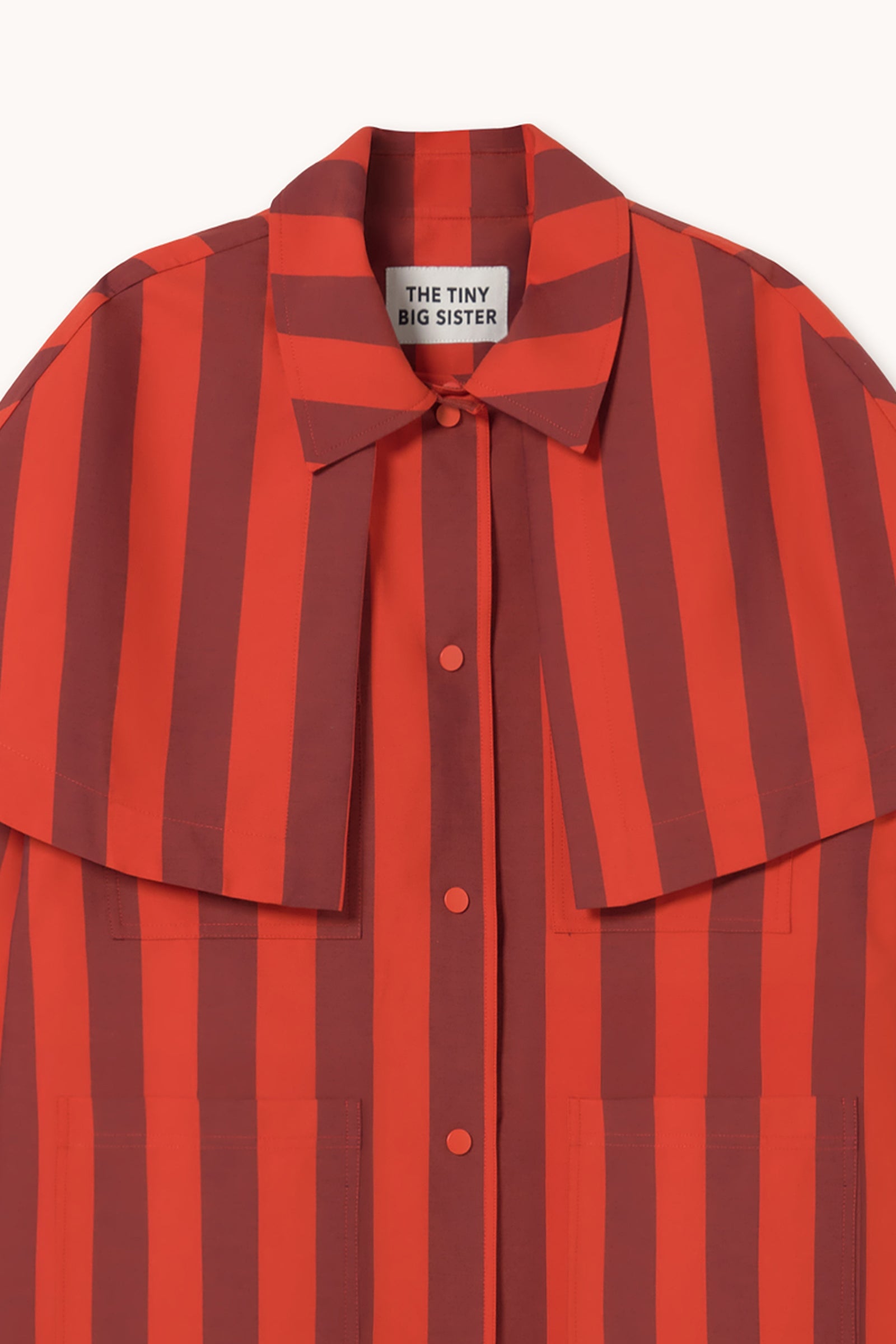 WIDE STRIPES TRENCH COAT