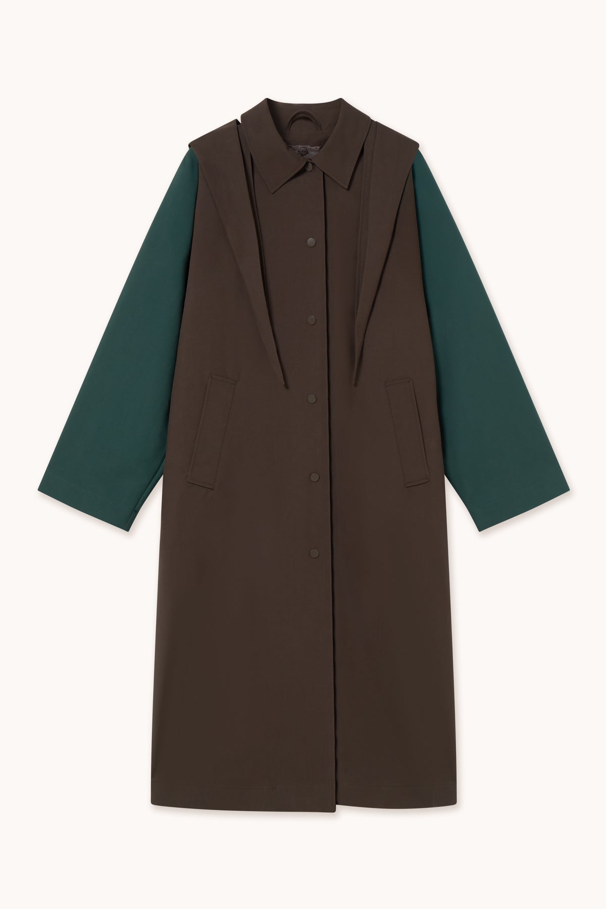 HOOD TRENCH COAT