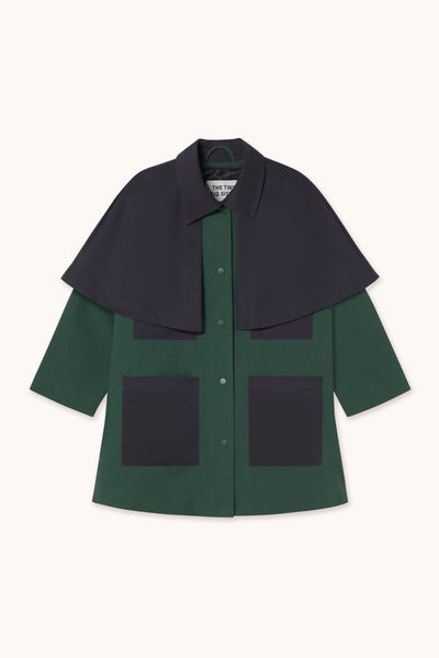 BICOLOR TRENCH COAT