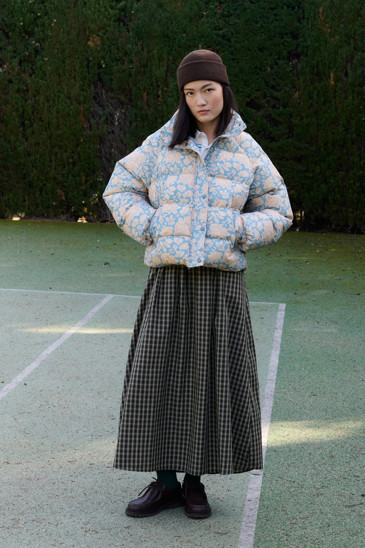 VESTE COURTE WINTER ROSES