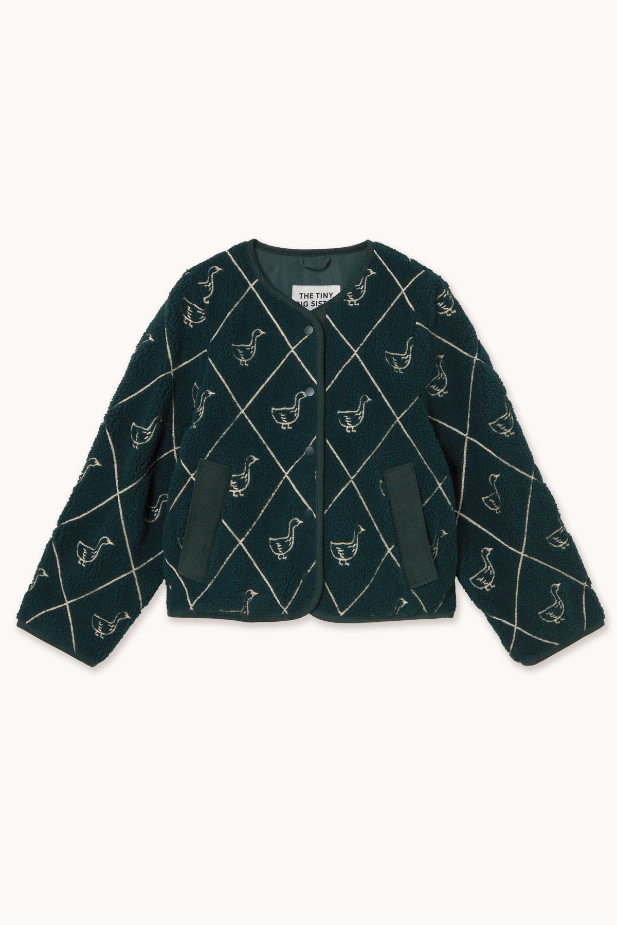 DIAMOND GEESE SHERPA JACKET