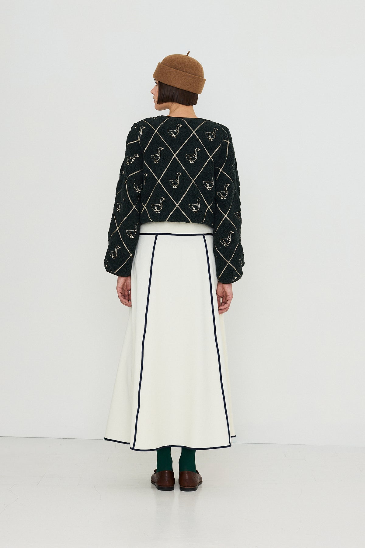 DIAMOND GEESE SHERPA JACKET