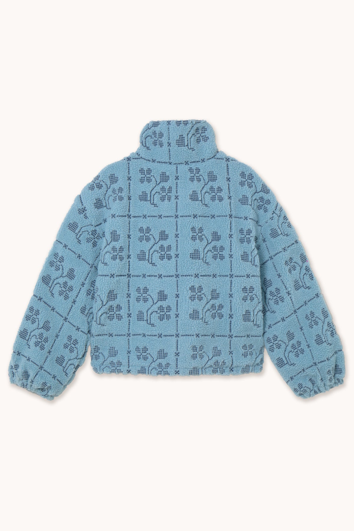 VESTE EN SHERPA DOTS FLOWERS