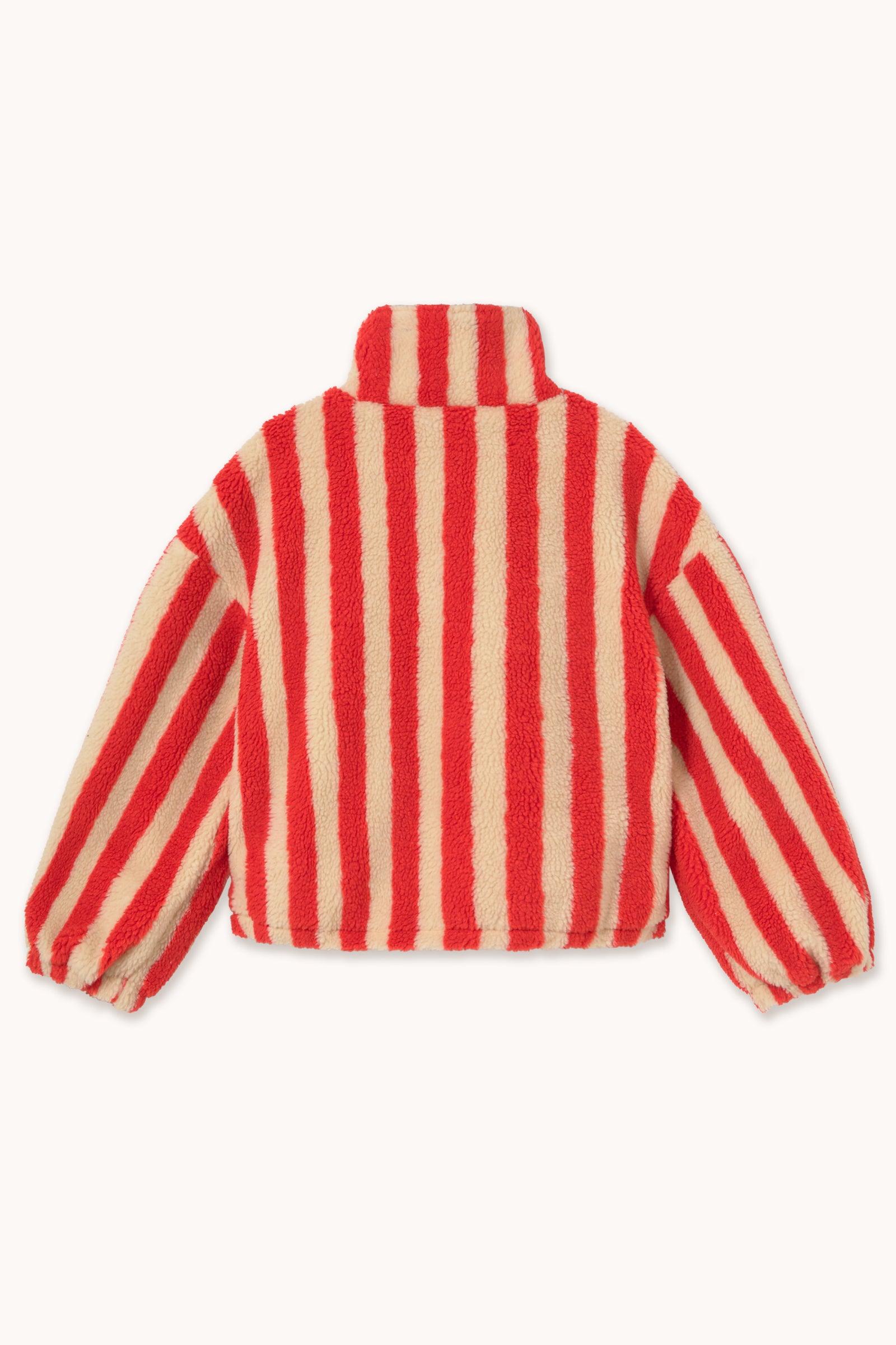 STRIPED SHERPA JACKET