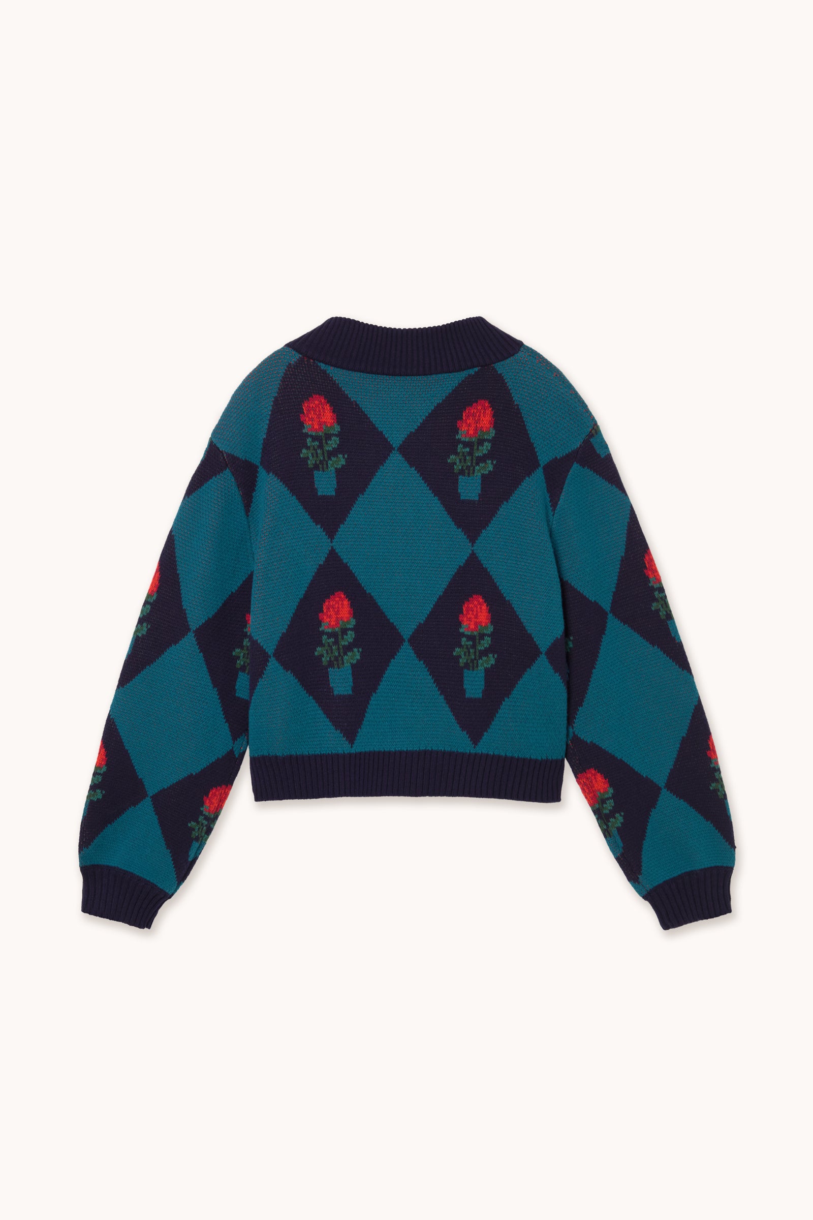 BELEN DIAMOND FLOWERS CARDIGAN