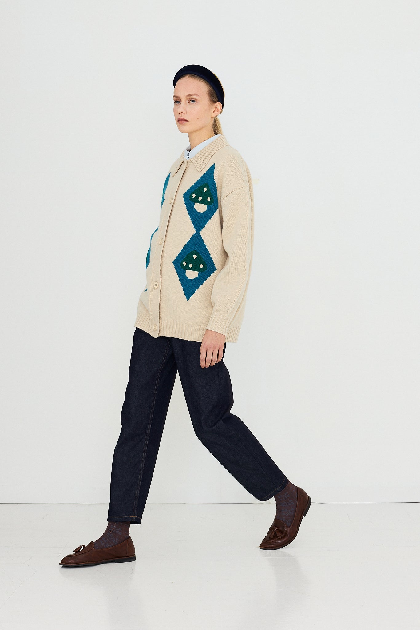 MUSHROOMS OVERSIZED CARDIGAN