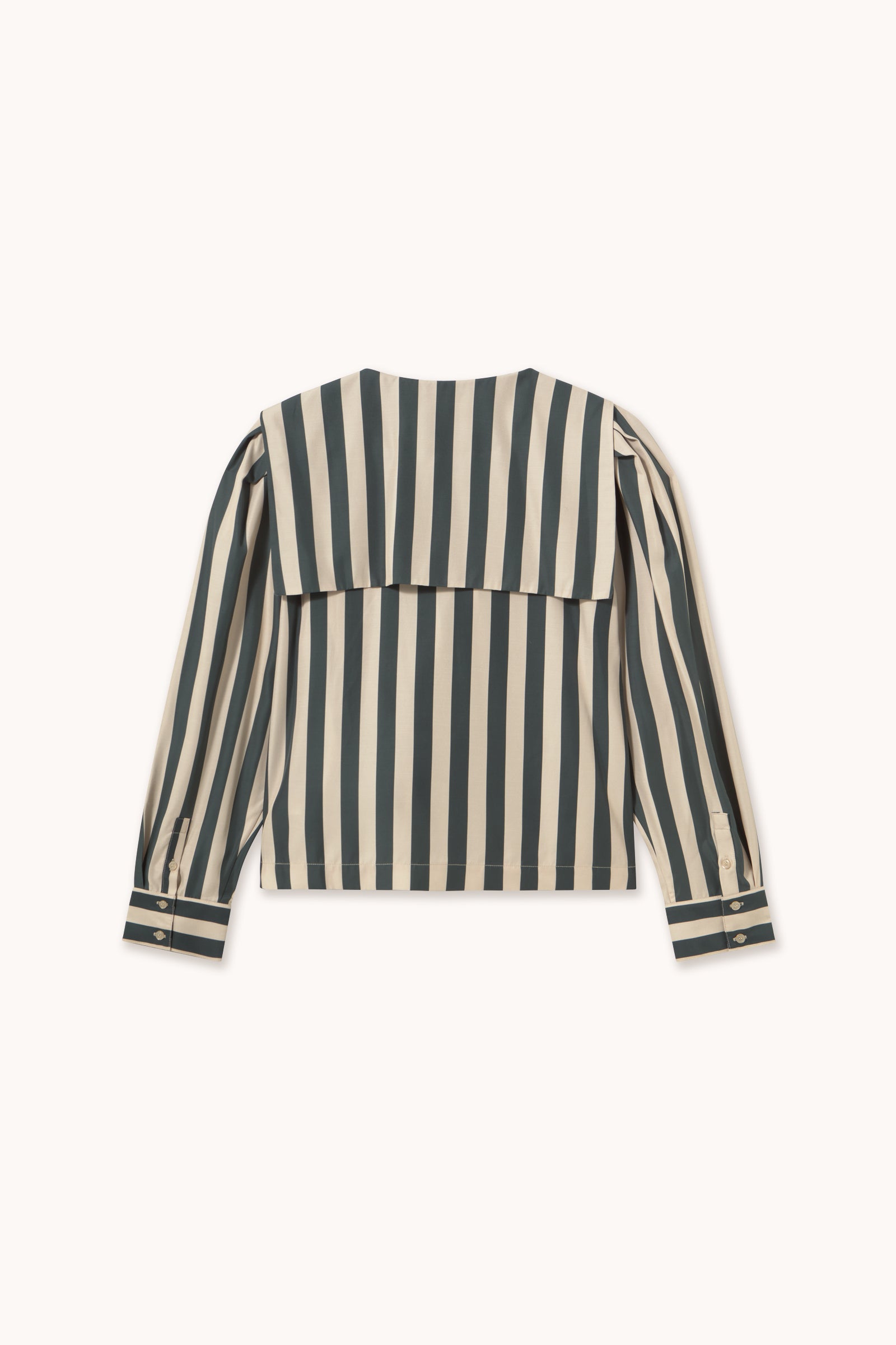 BLOUSE À COL MARIN RAYÉ