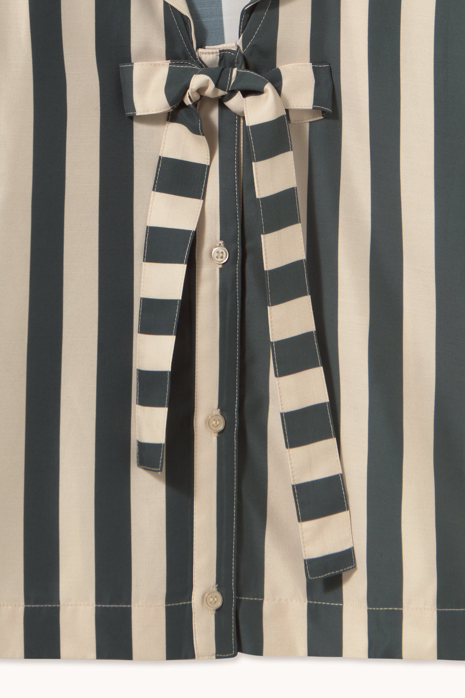BLOUSE À COL MARIN RAYÉ