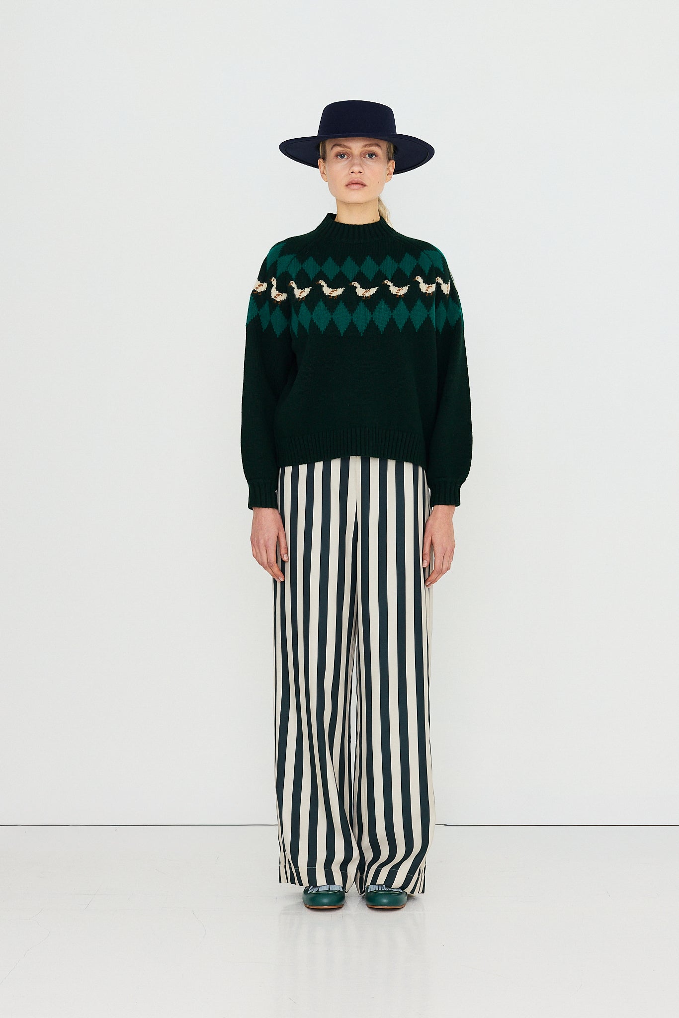 PANTALON À RAYURES