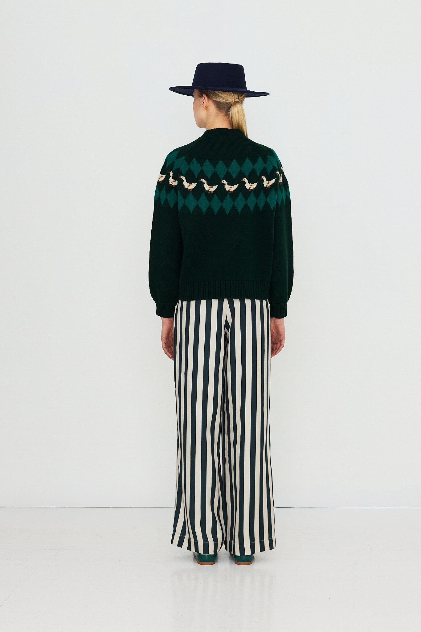 PANTALON À RAYURES