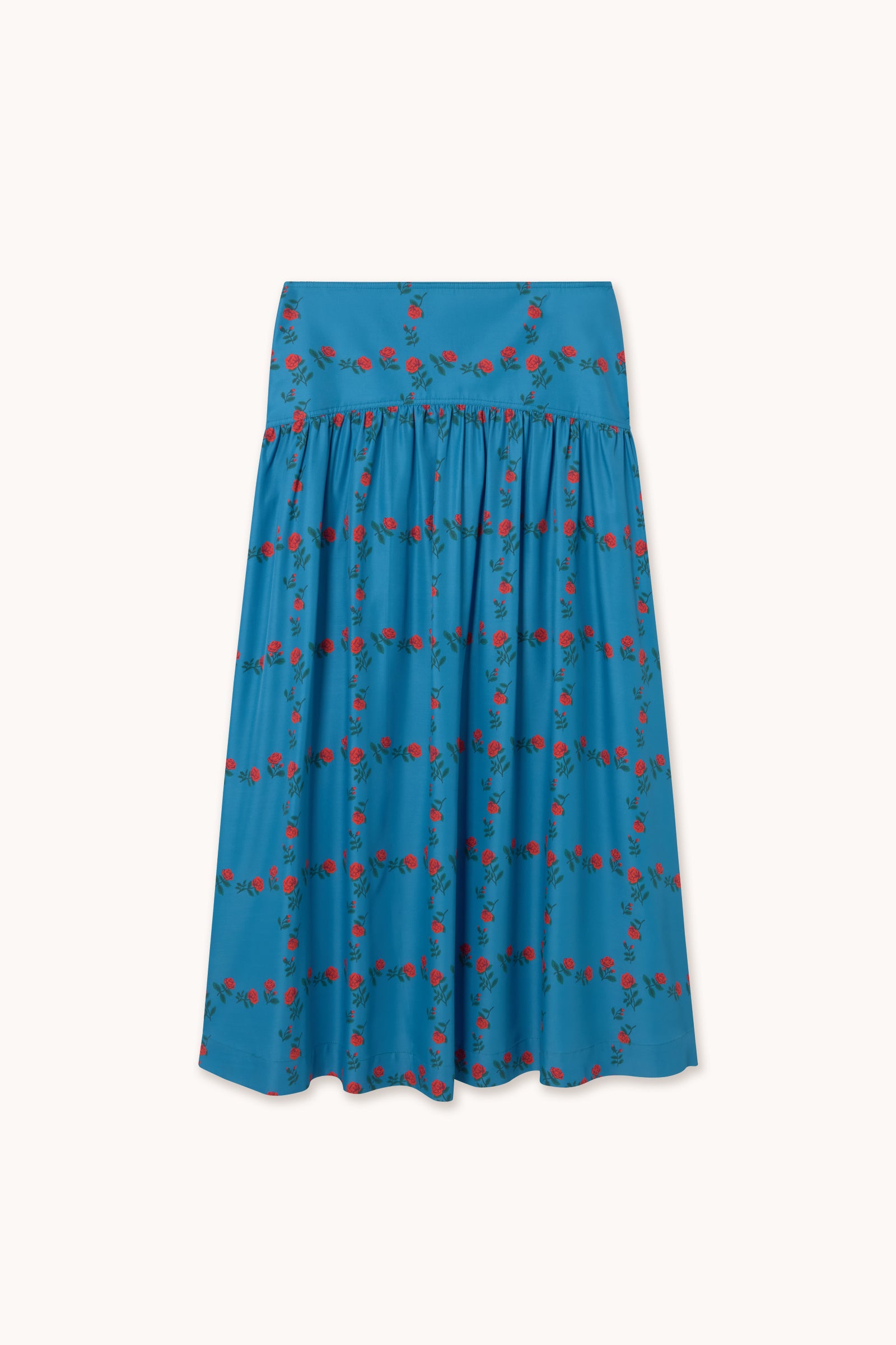 ROSES GRID SKIRT