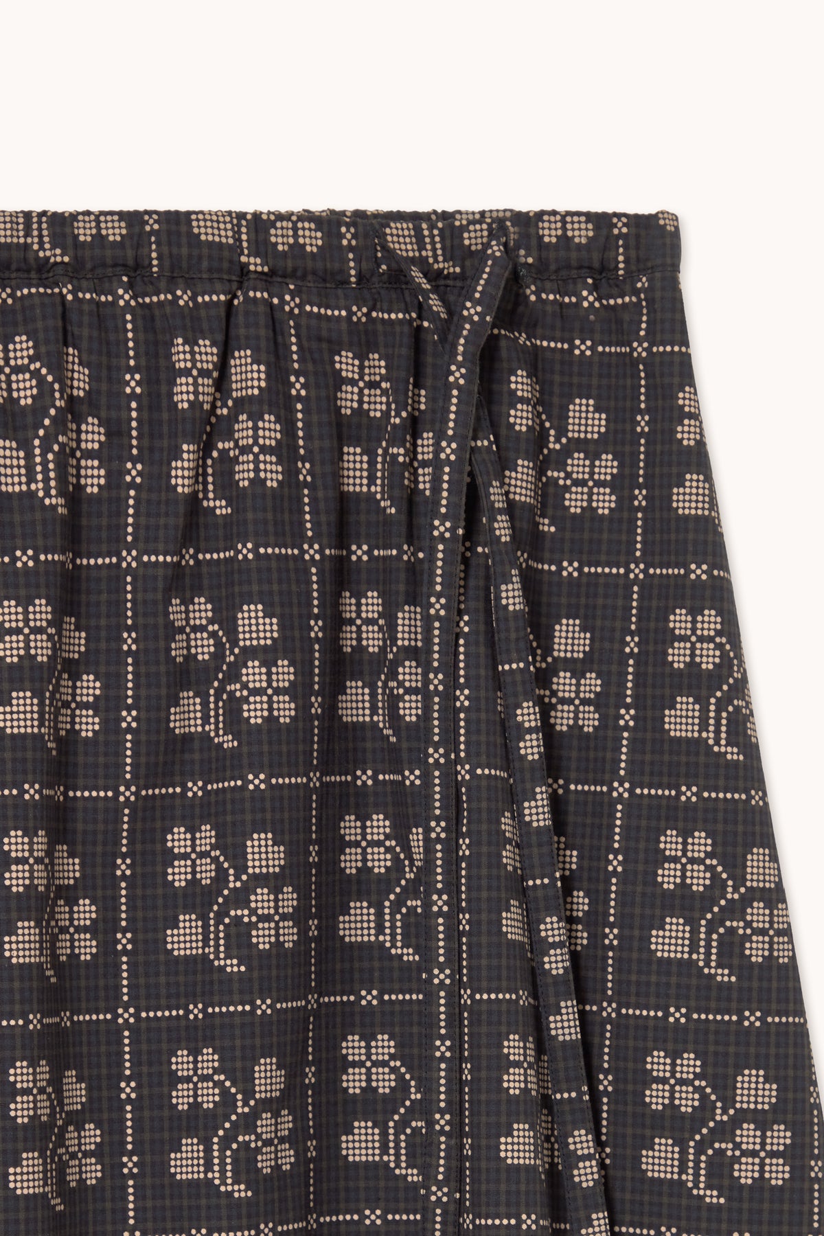DOTS FLOWERS BOW SKIRT