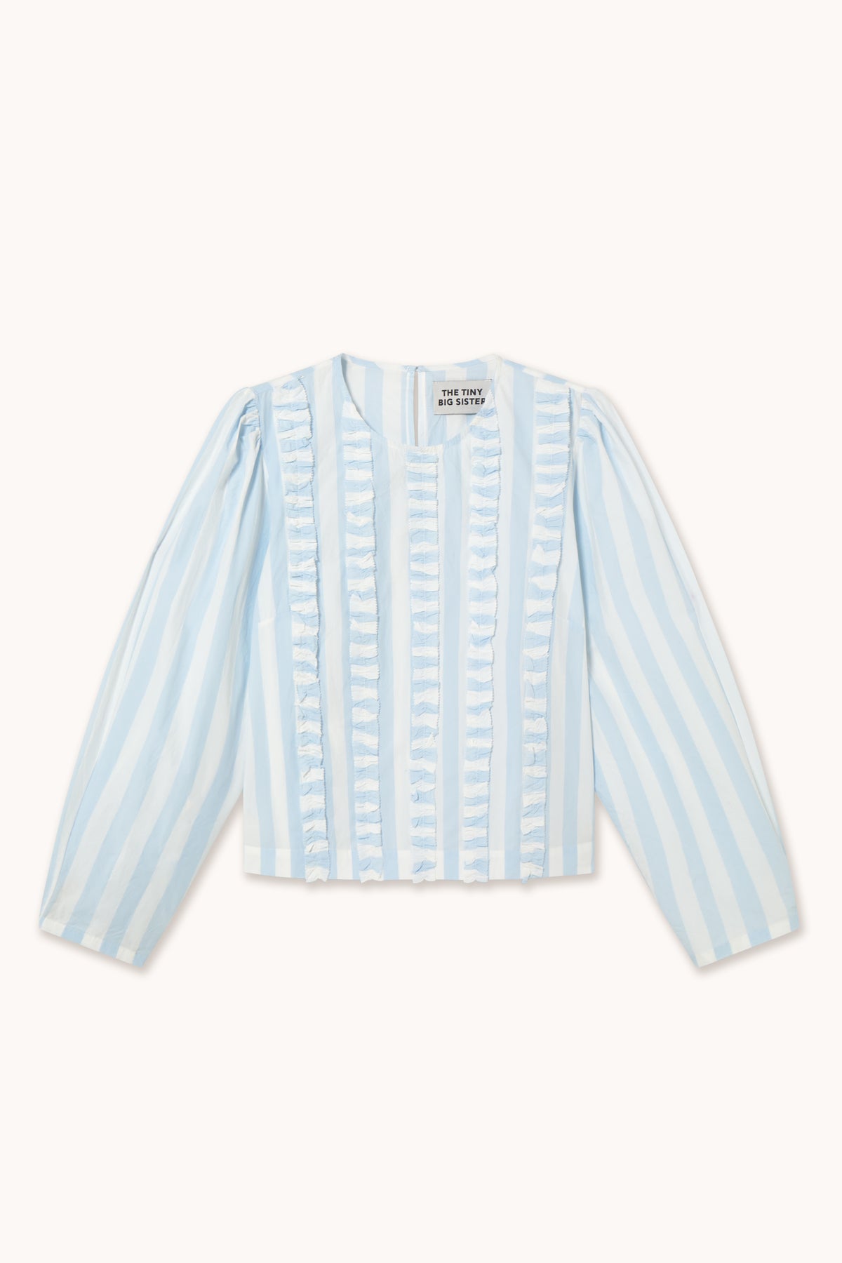 BLOUSE À VOLANTS À RAYURES