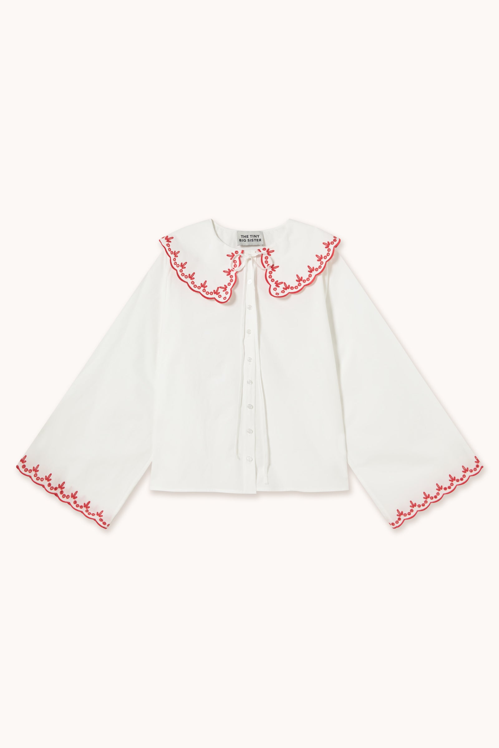CHEMISE À COL BRODÉ