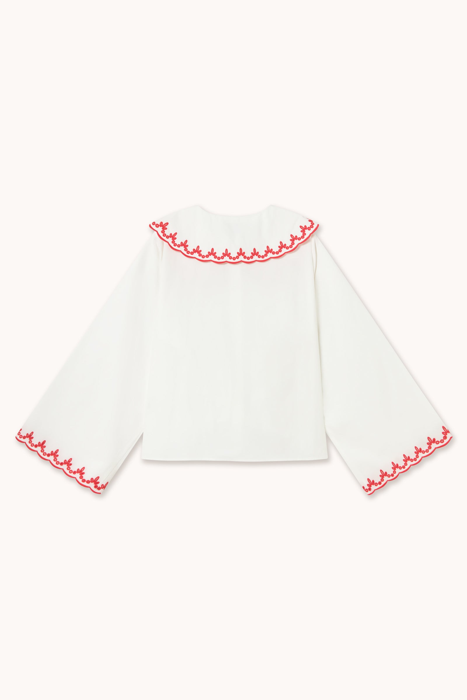 CHEMISE À COL BRODÉ