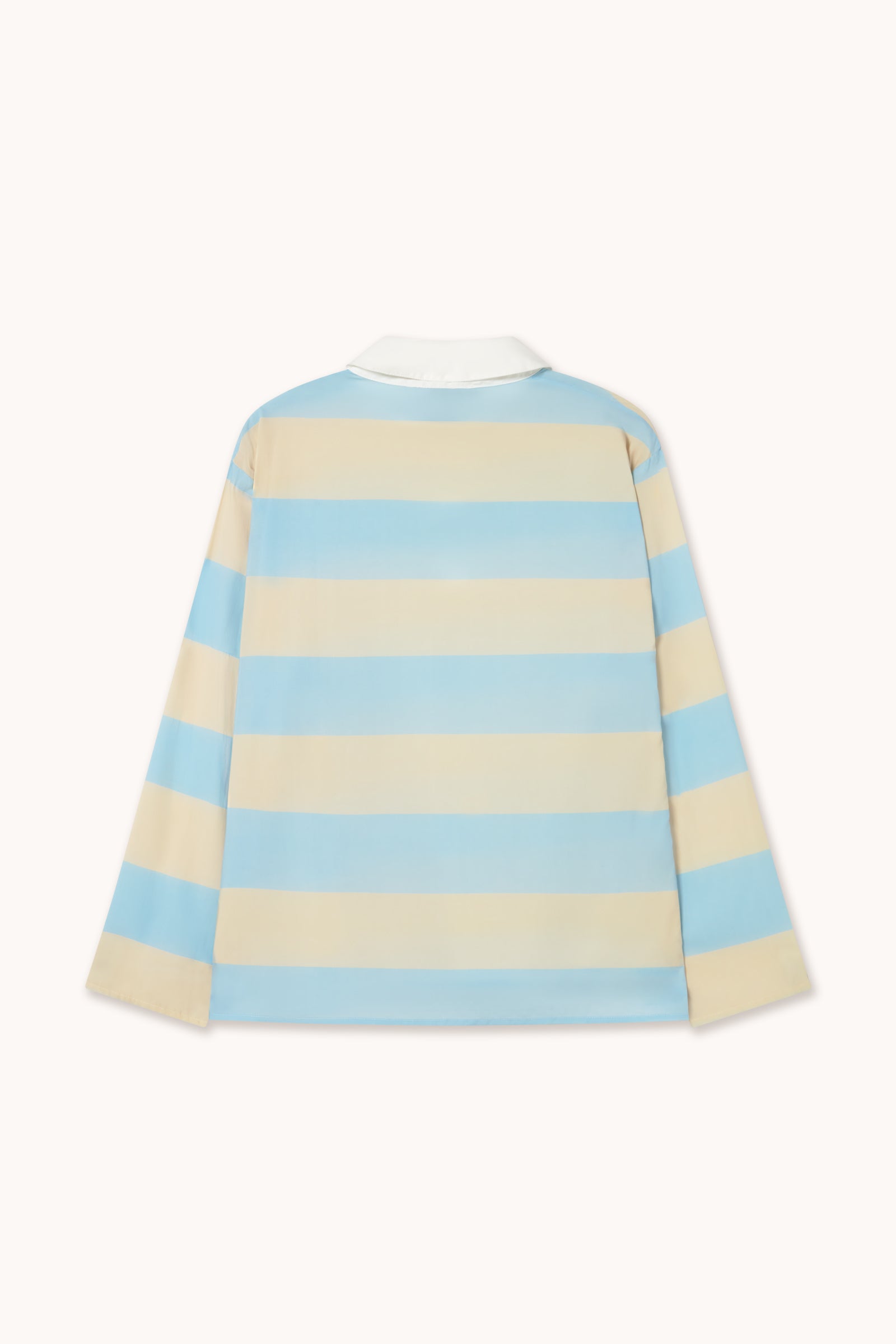 BLUSA DE RAYAS CON CUELLO POLO