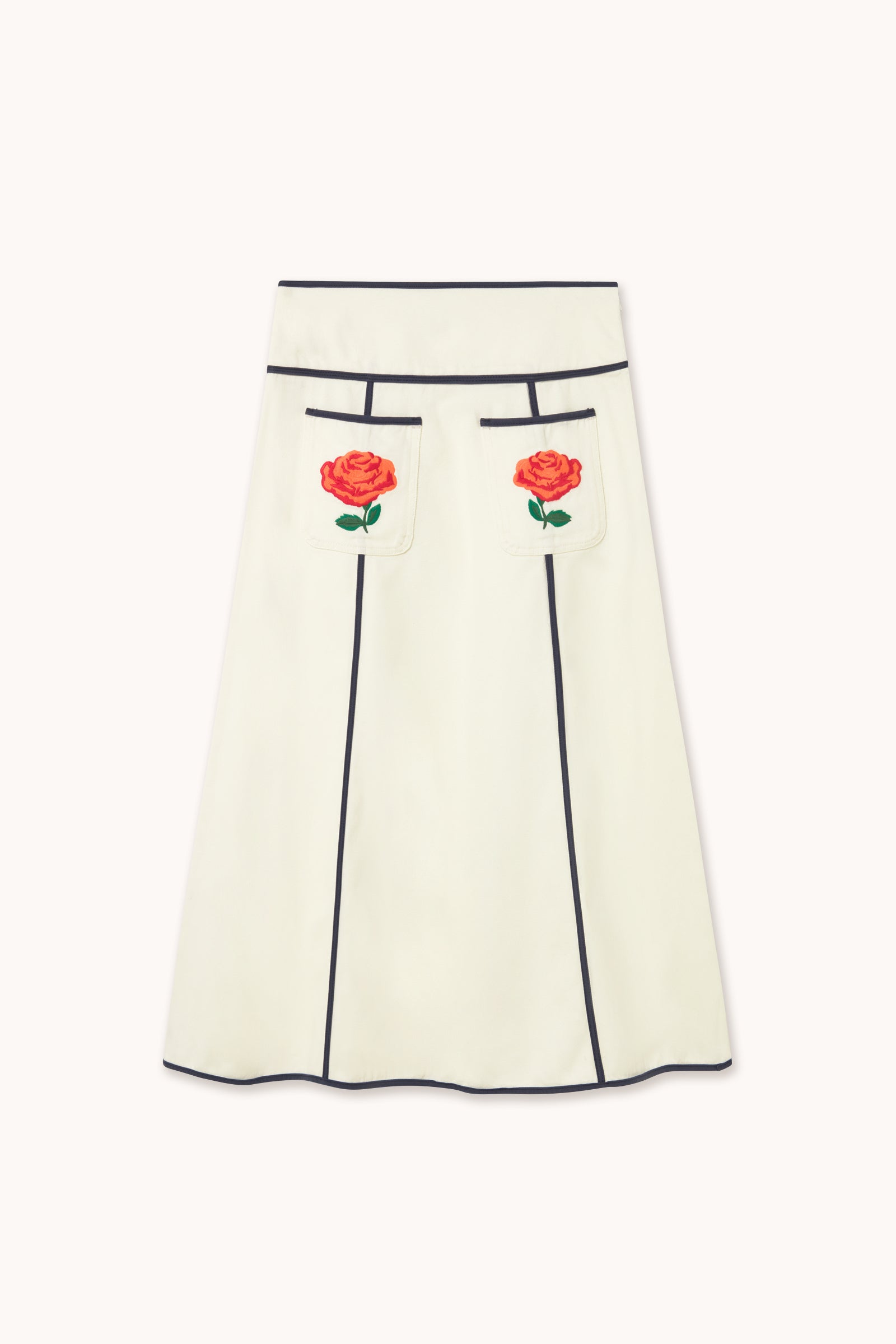 ROSE EMBROIDERY SKIRT