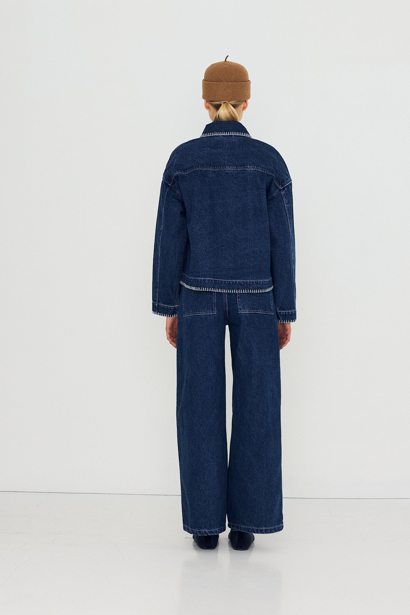 EMBROIDERED HORSES DENIM JACKET