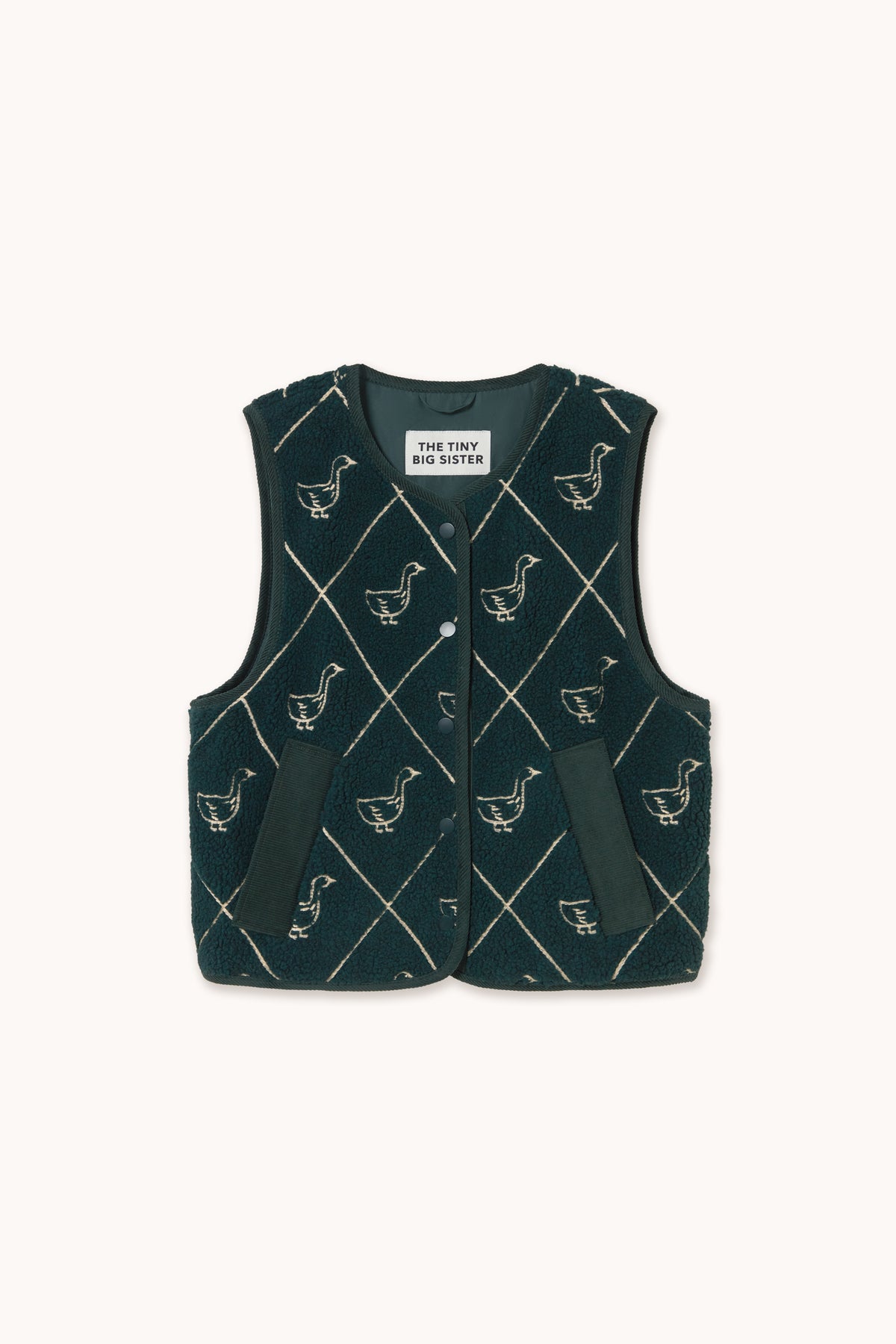 DIAMOND GEESE SHERPA VEST