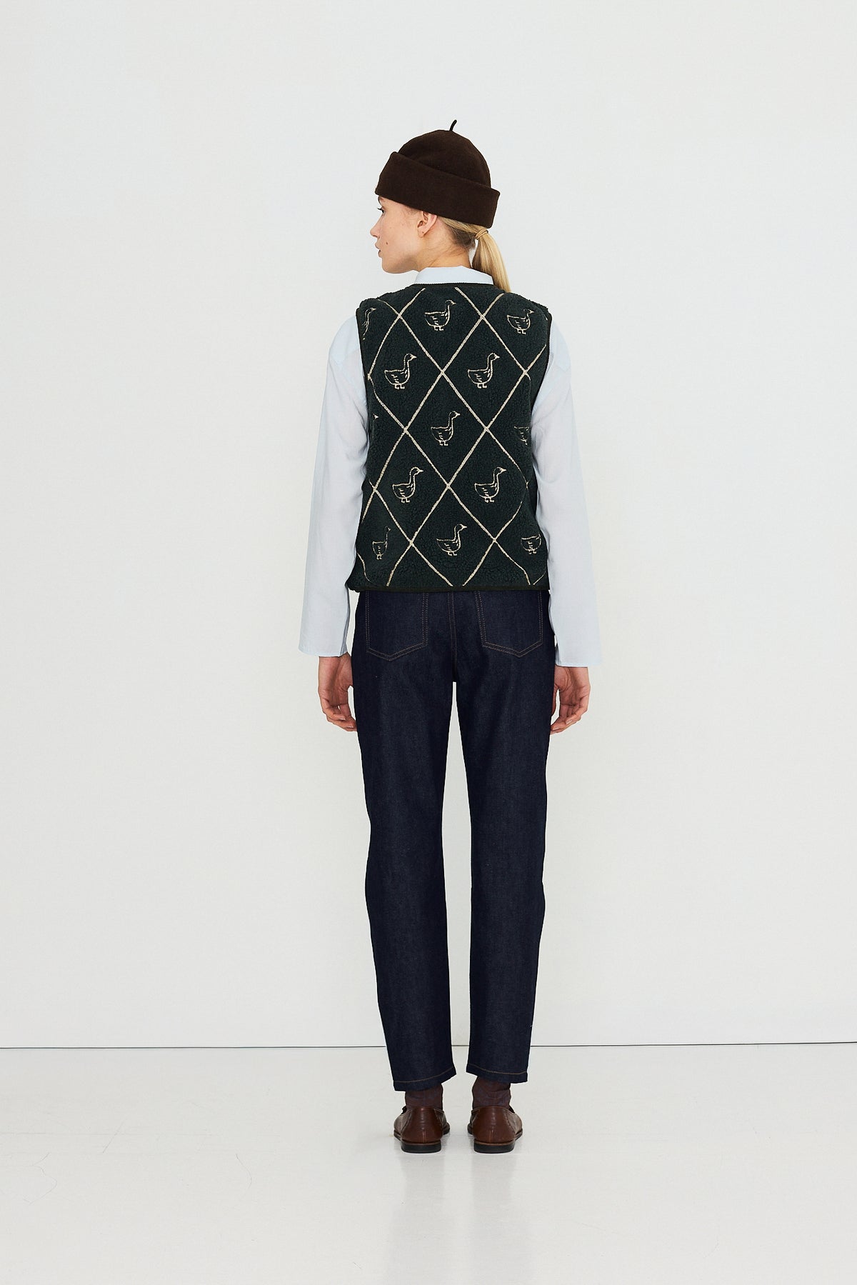 DIAMOND GEESE SHERPA VEST