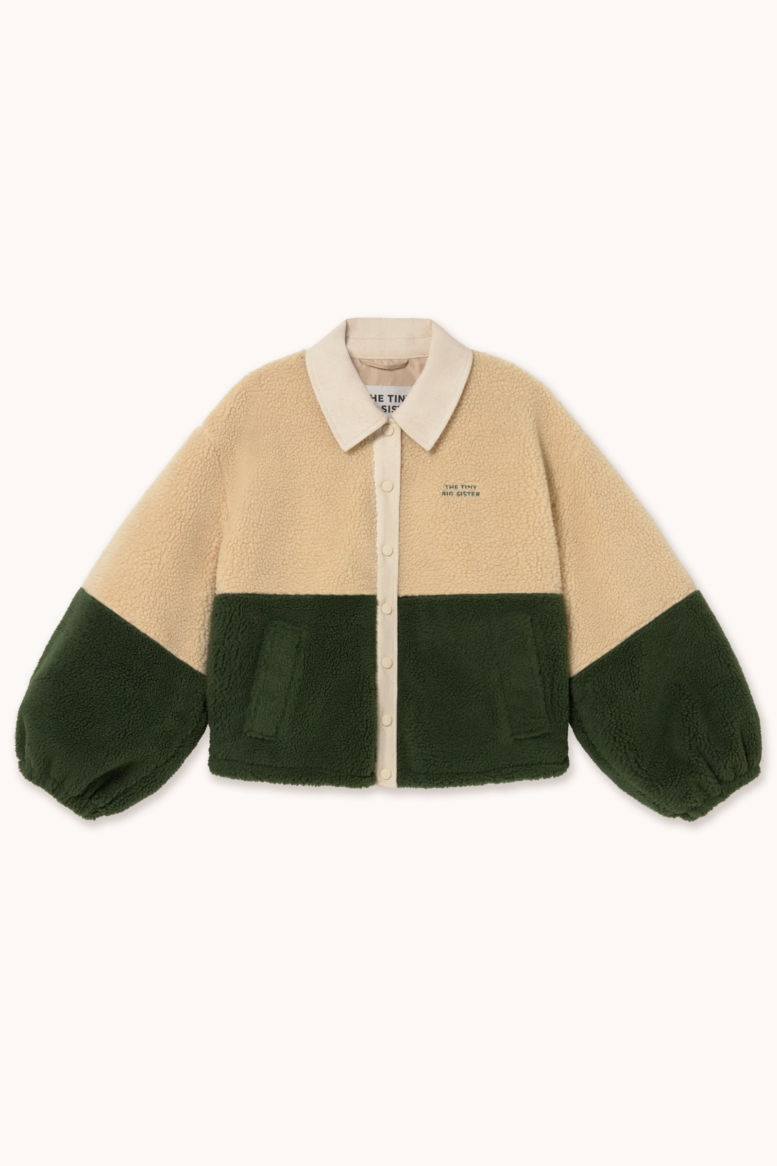 CHAQUETA SHERPA COLOR BLOCK