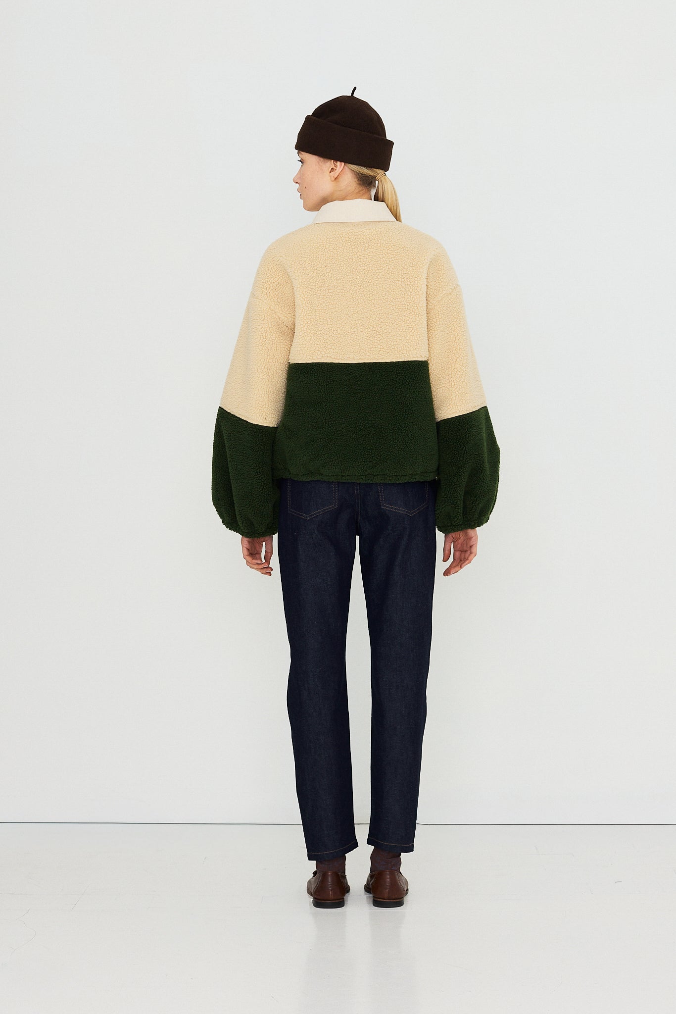 CHAQUETA SHERPA COLOR BLOCK