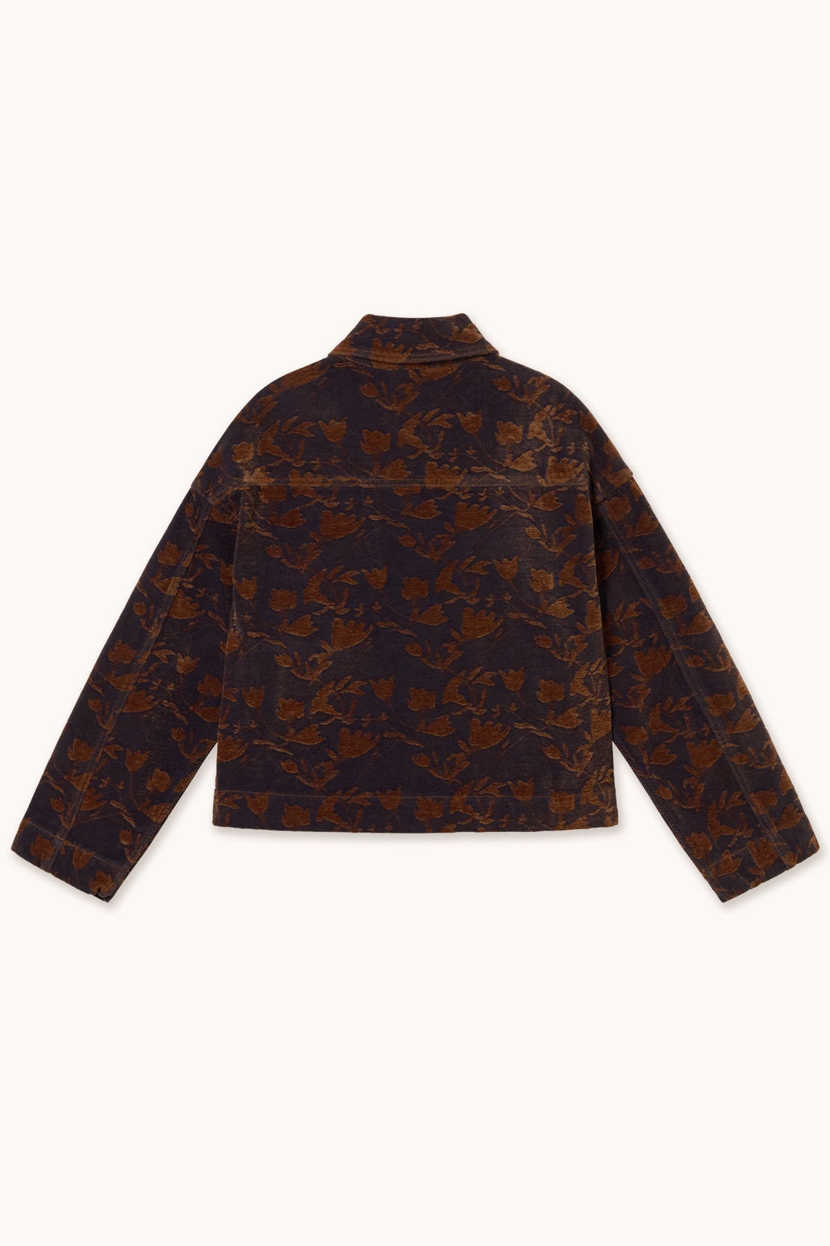 DENIM JACQUARD JACKET