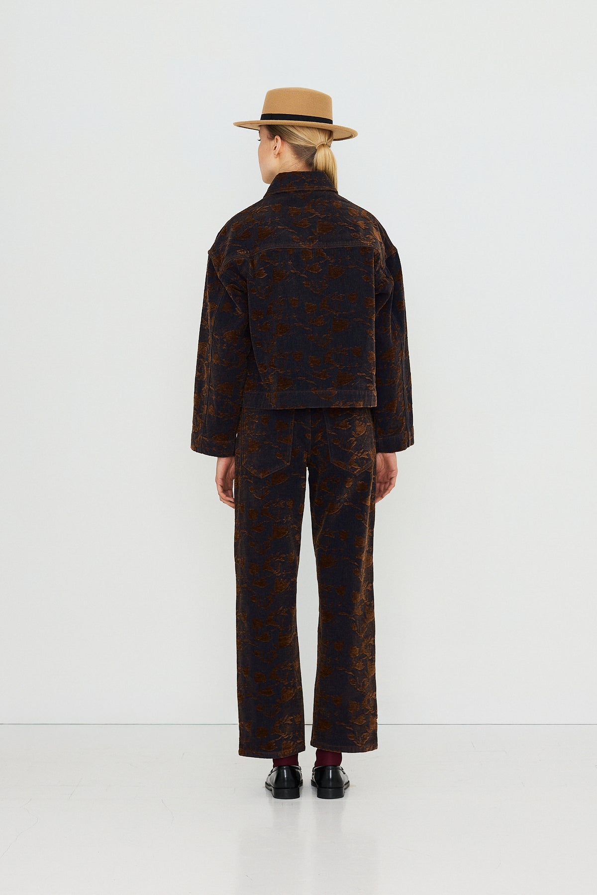 DENIM JACQUARD JACKET