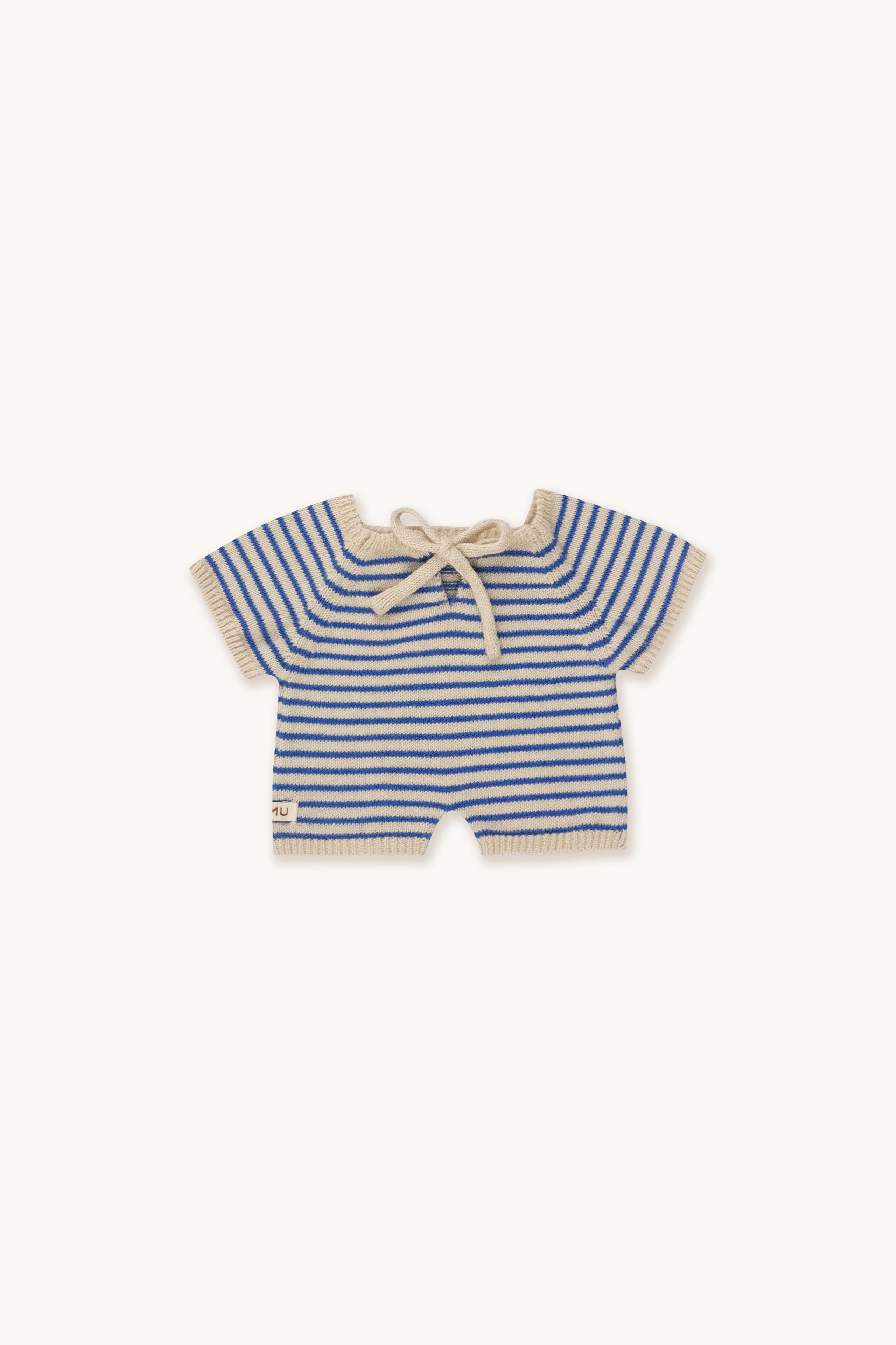 GOMMU FRENCH STRIPES SHORT ONE-PIECE