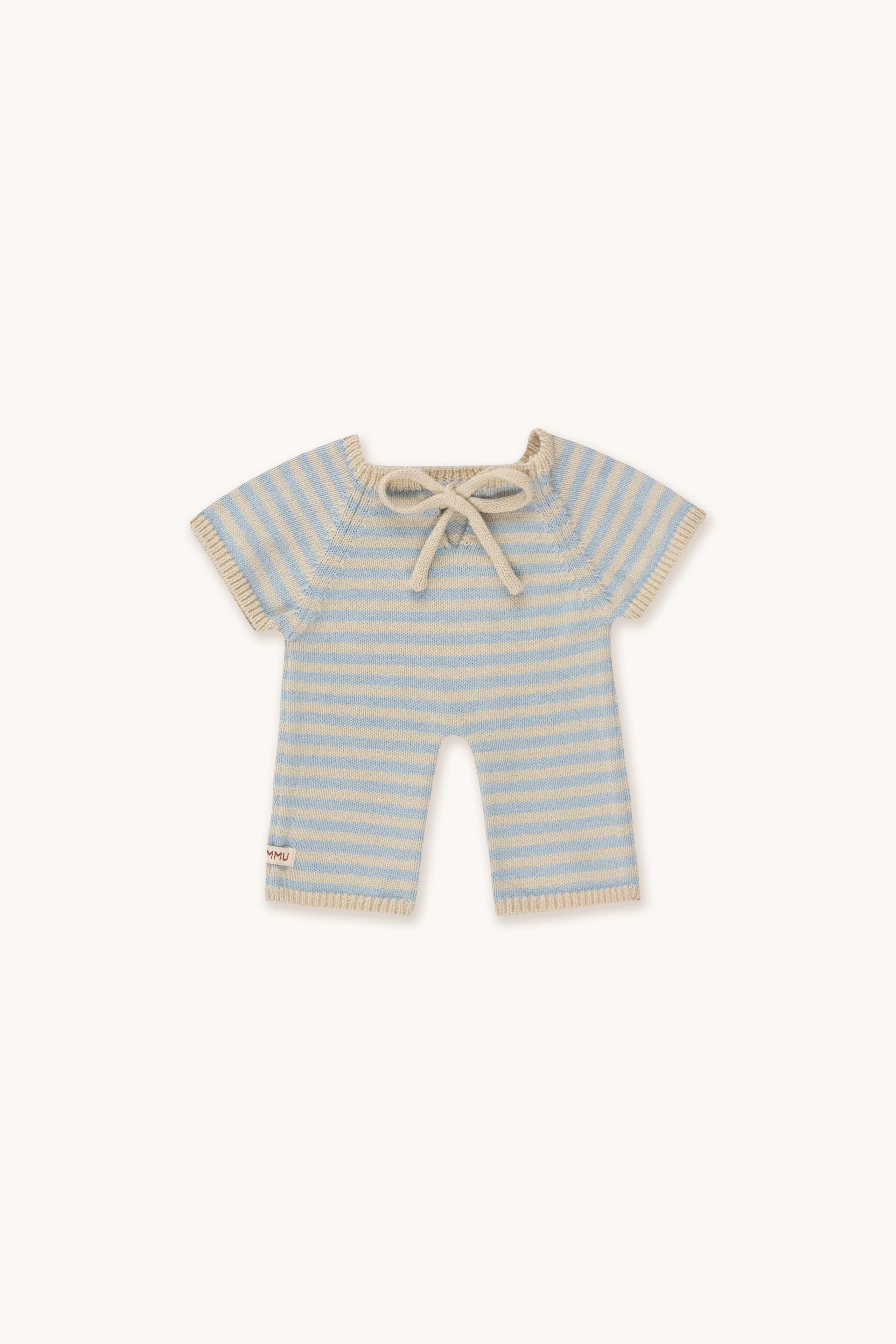 GOMMU BIG STRIPES LONG ONE-PIECE