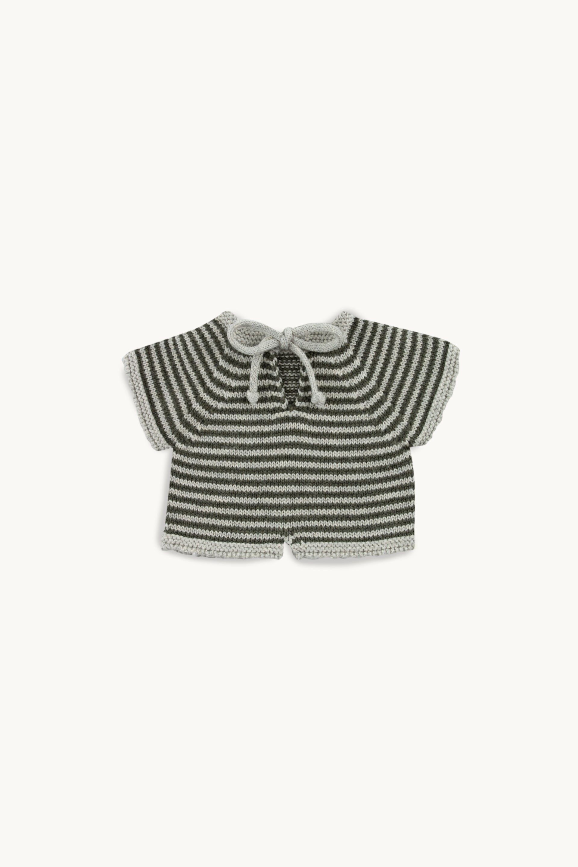 GOMMU THIN STRIPES SHORT ONE-PIECE