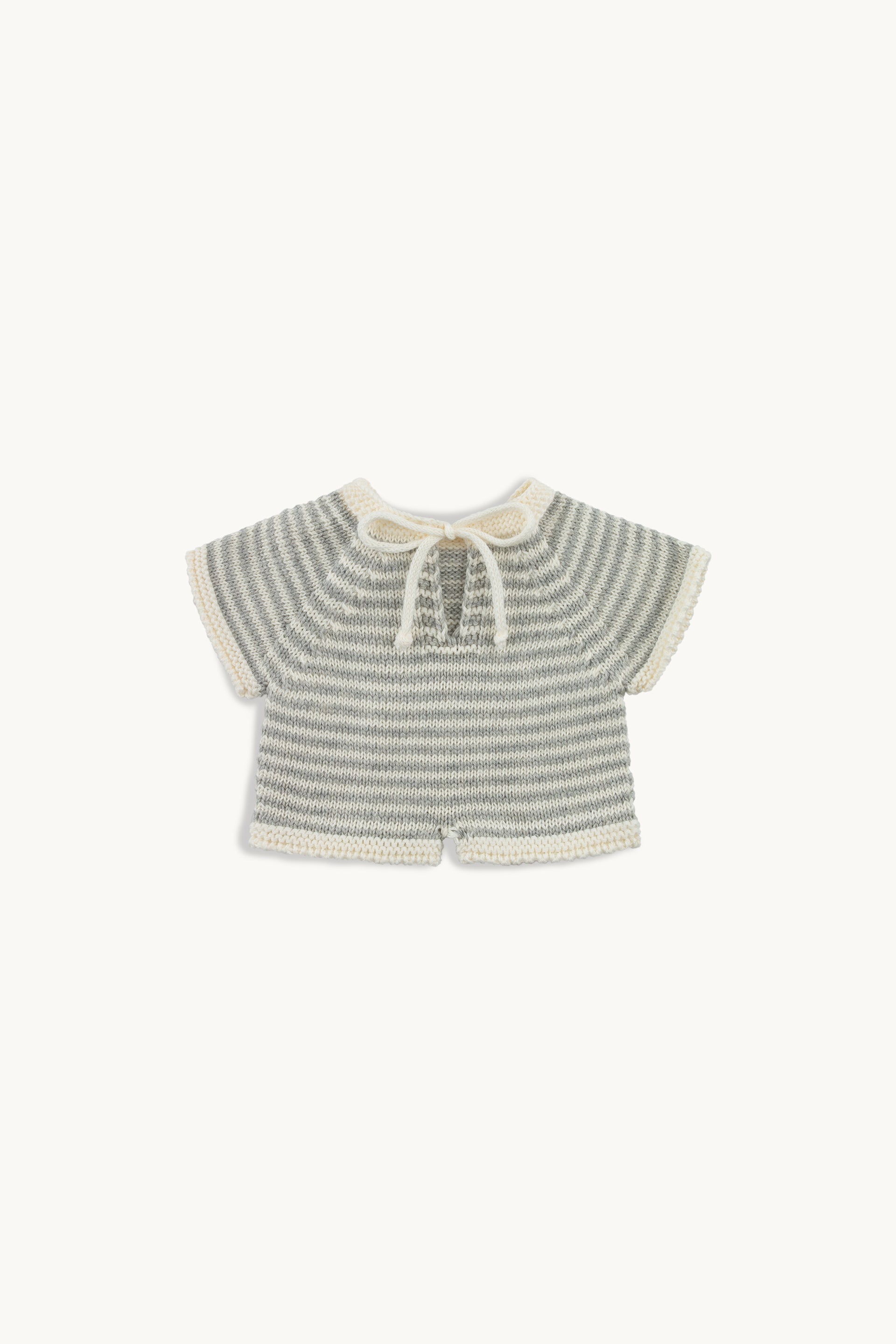 GOMMU THIN STRIPES SHORT ONE-PIECE