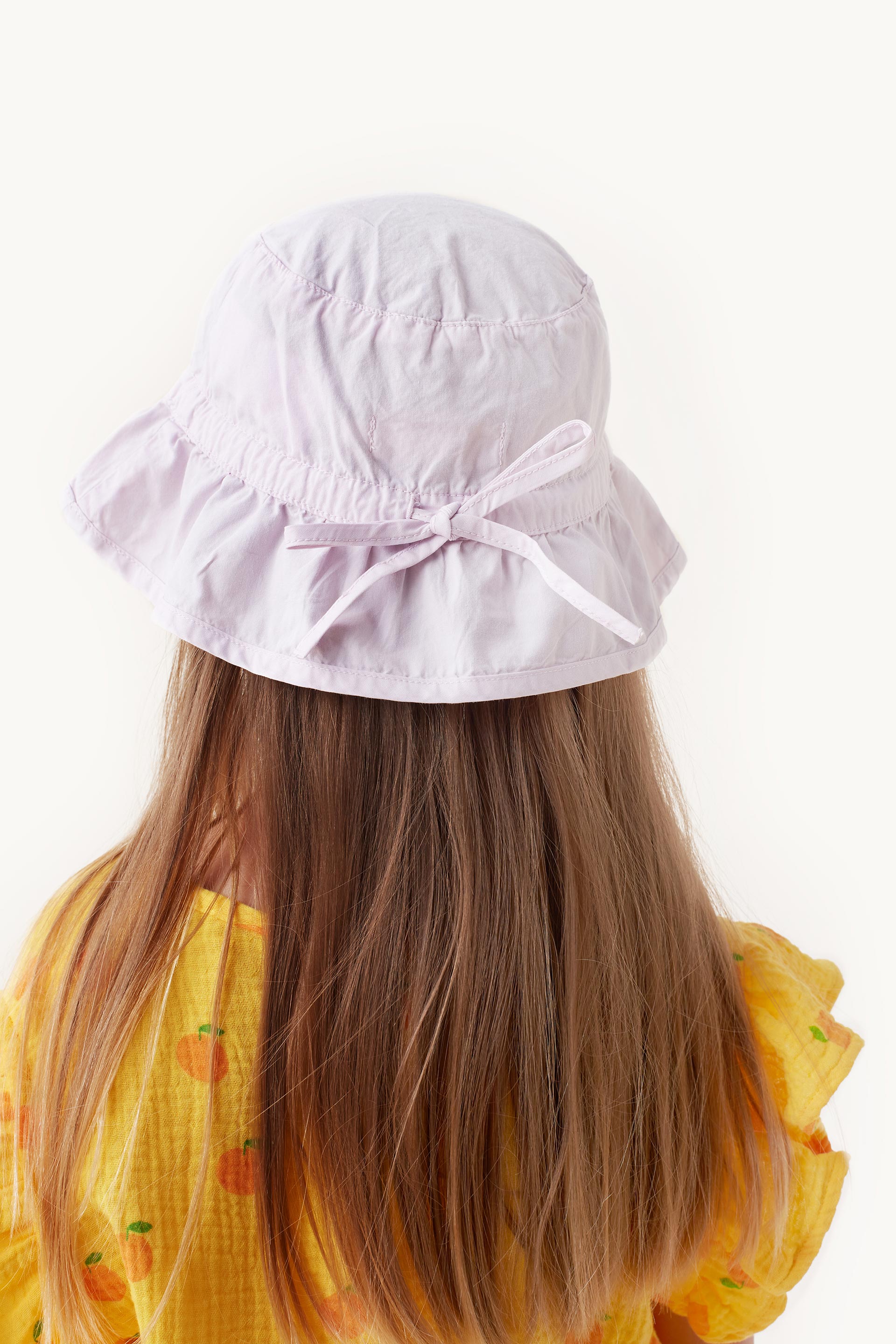 FRILLED BUCKET HAT