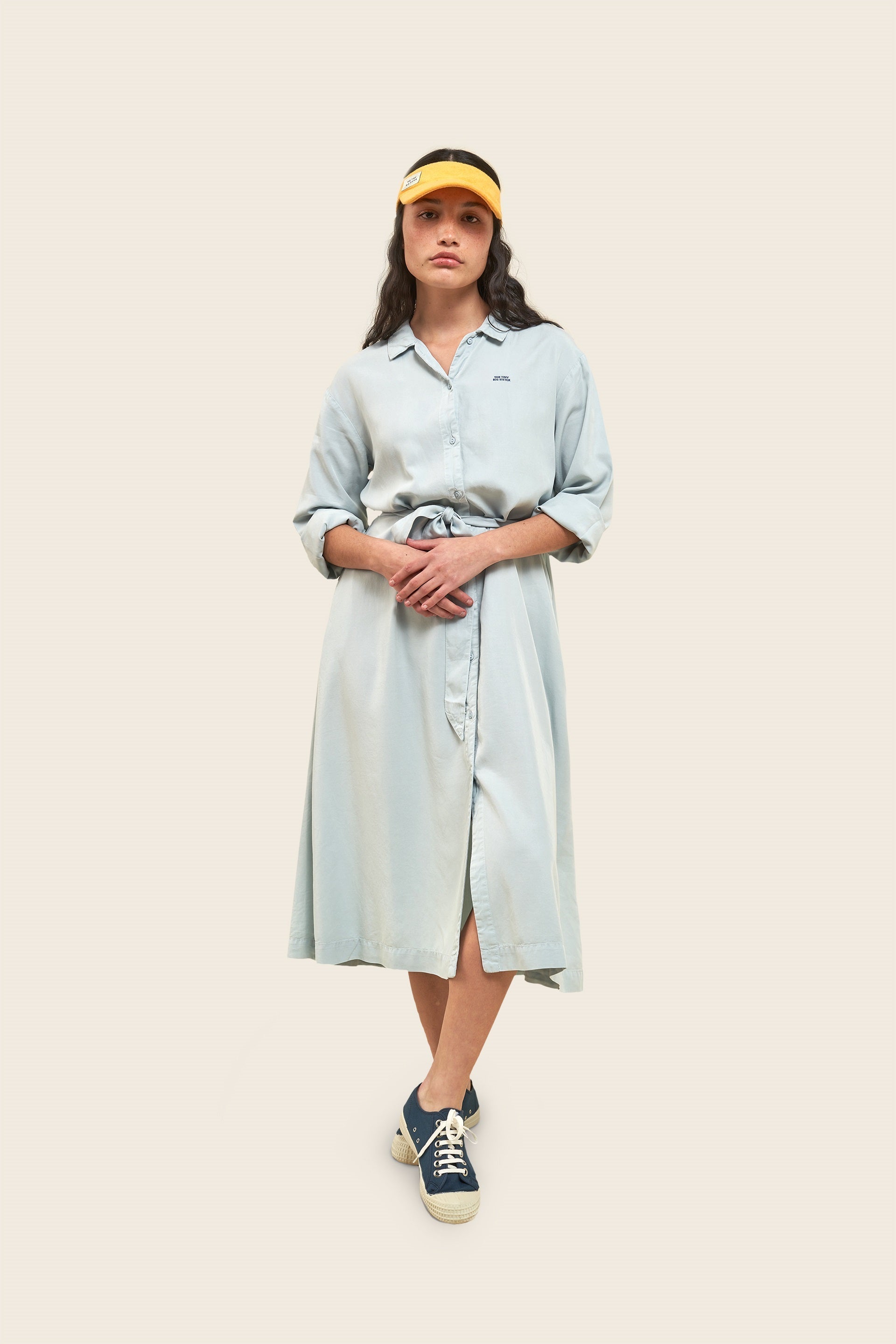 WOMAN LYOCELL LONG SLEEVE DRESS