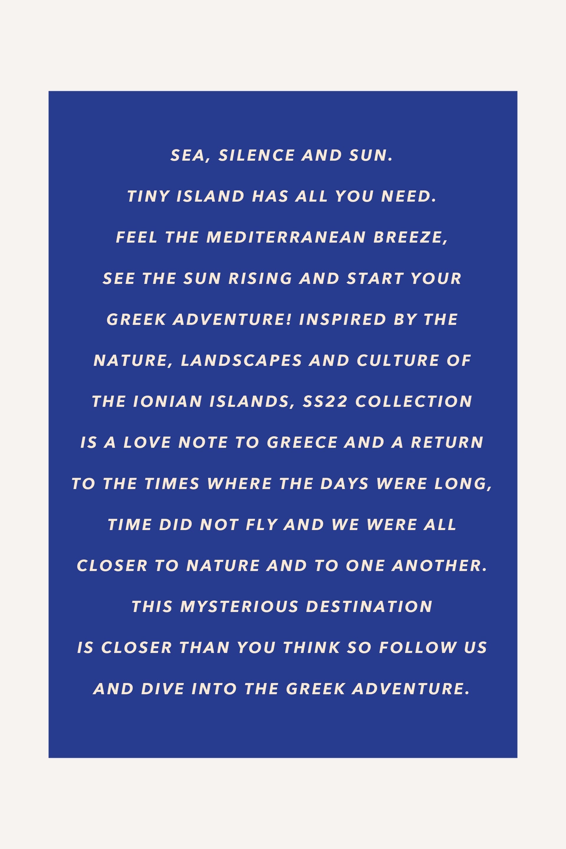 TINY ISLAND POSTER