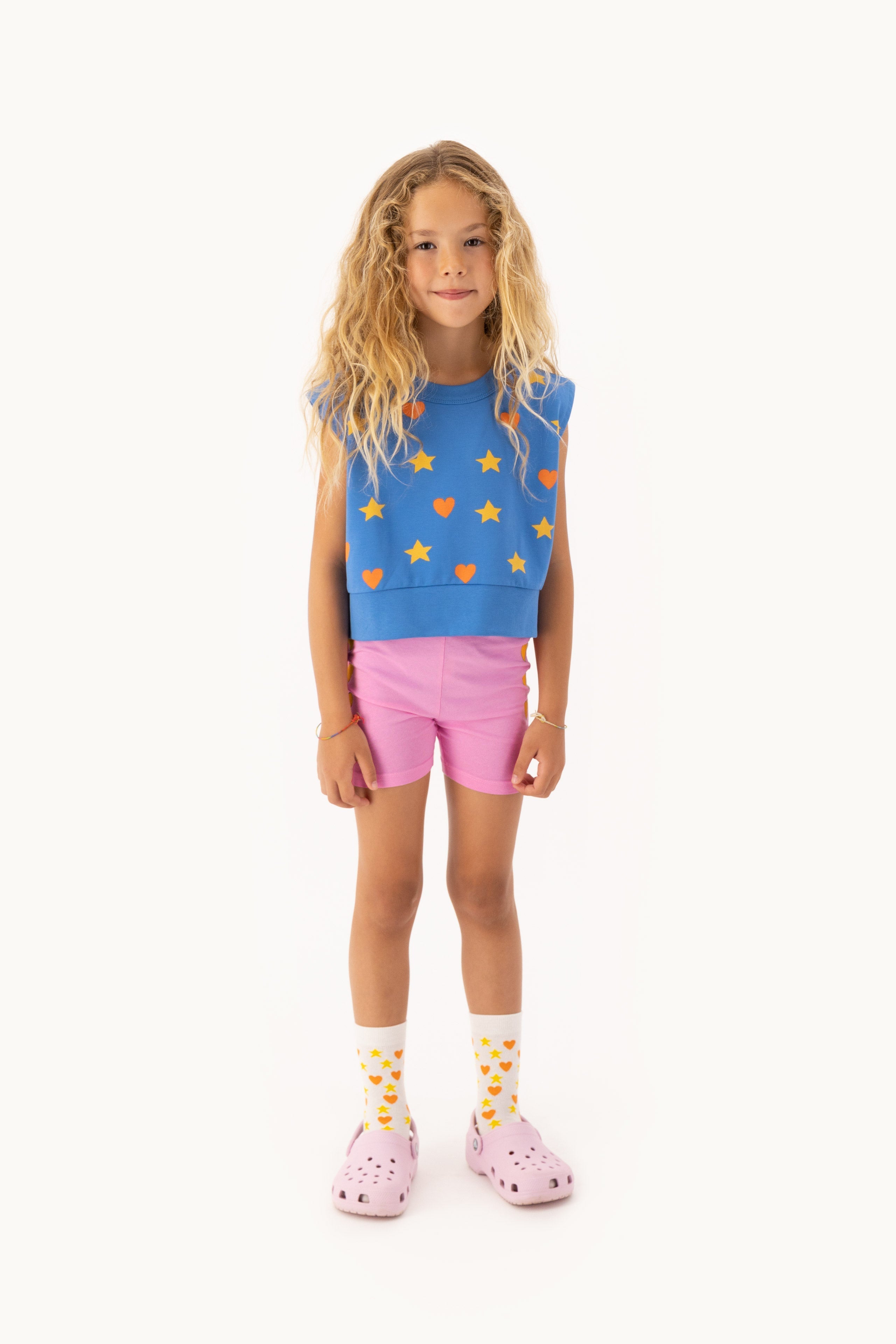 HEARTS BIKER LEGGINGS