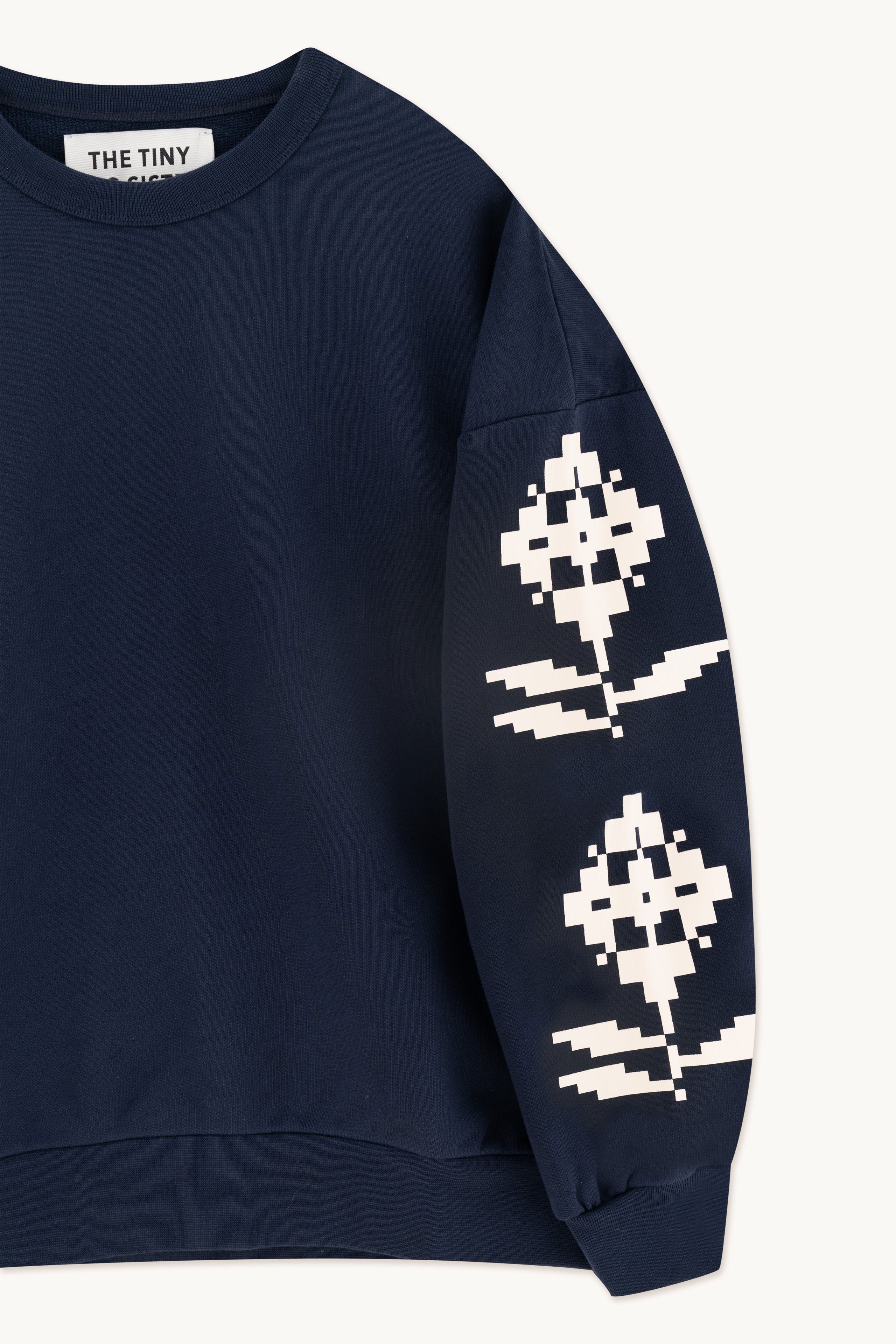 “GEOMETRIC FLOWERS ” SWEATSHIRT