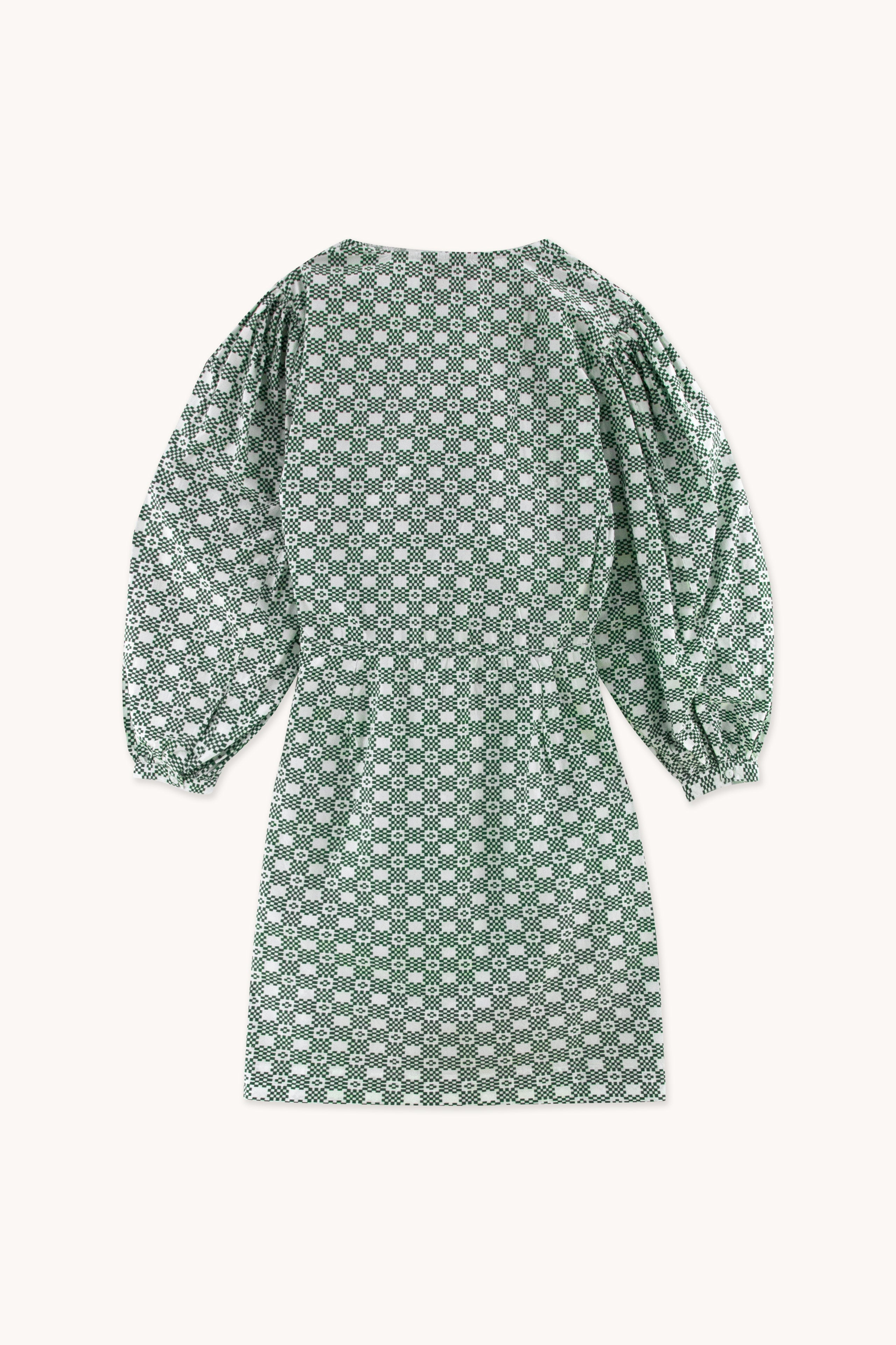 GEOMETRIC KNOTTED DRESS